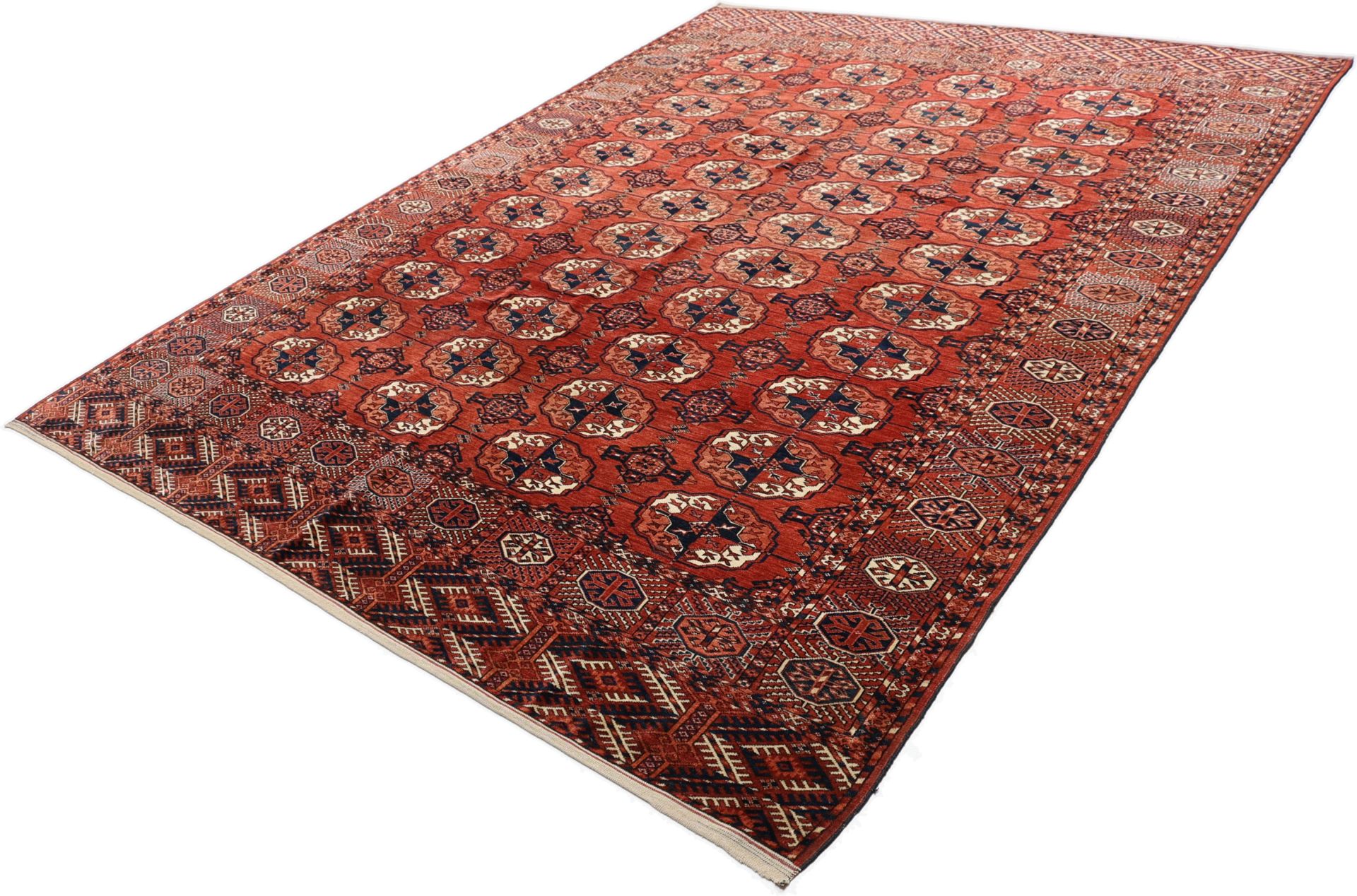 Turkmen Perserteppich aus Iran, 240 × 326 cm