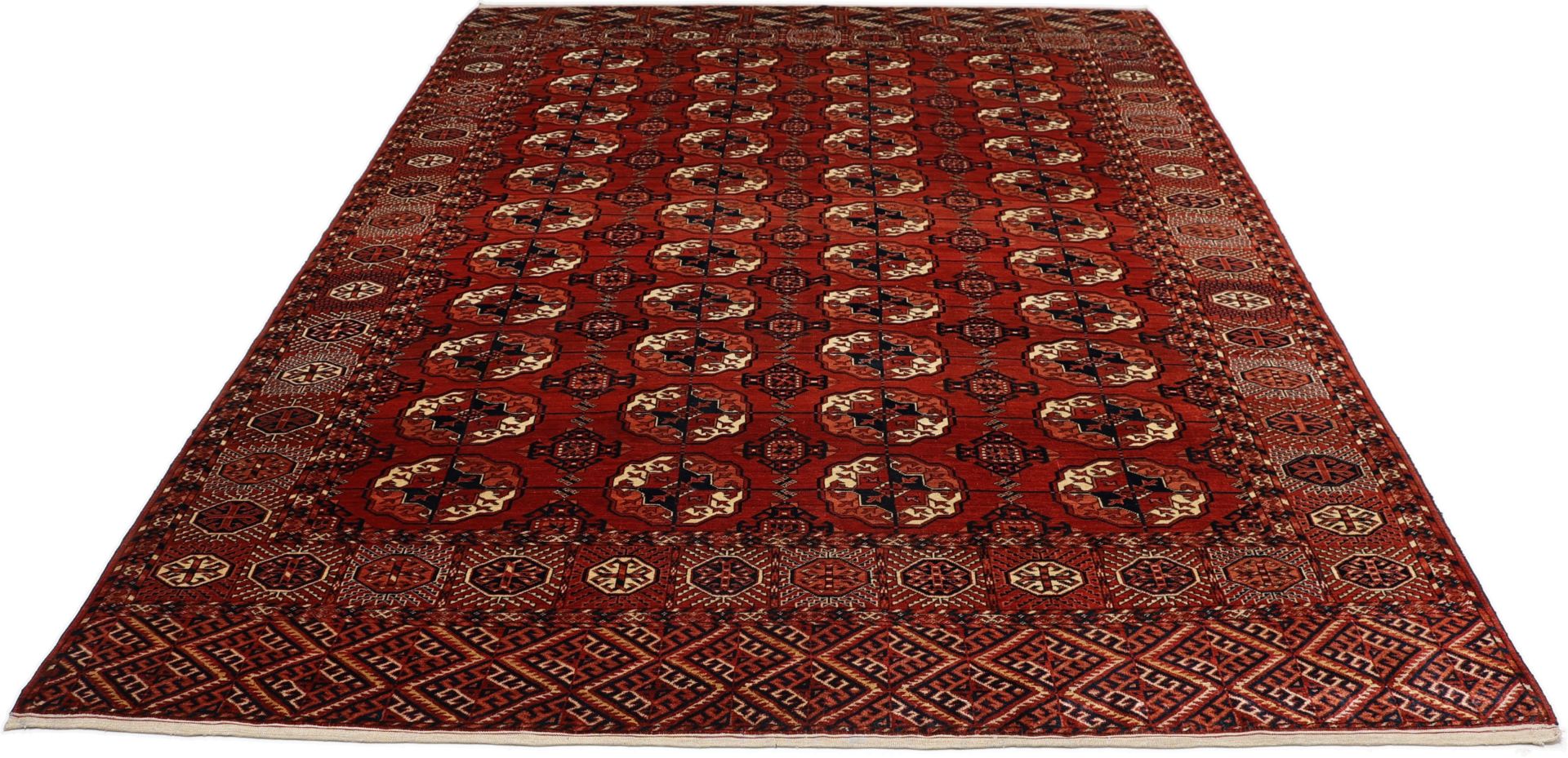 Turkmen Perserteppich aus Iran, 240 × 326 cm