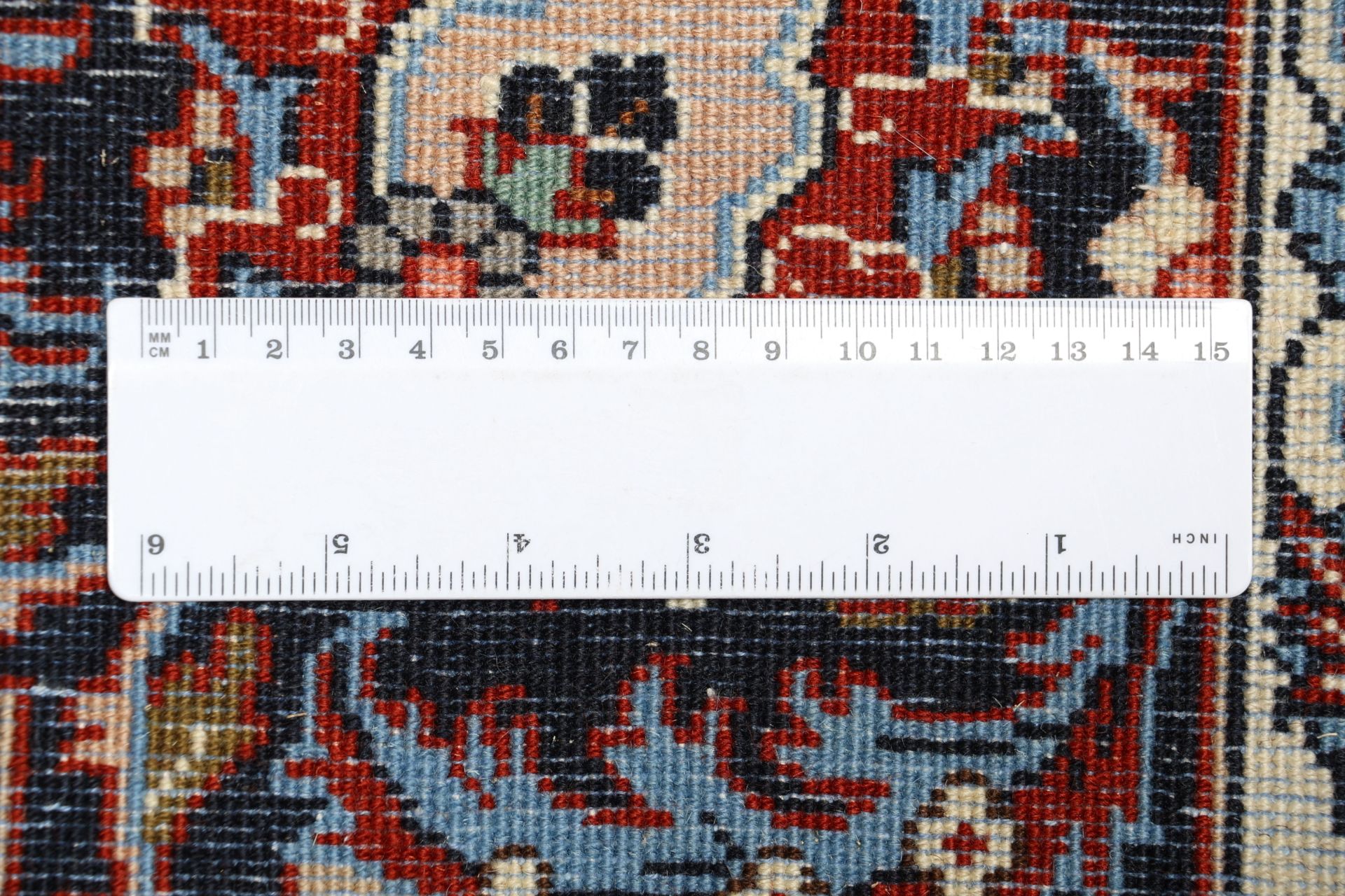 Kashan Perserteppich 256 × 352 cm aus Wolle, handgeknüpft