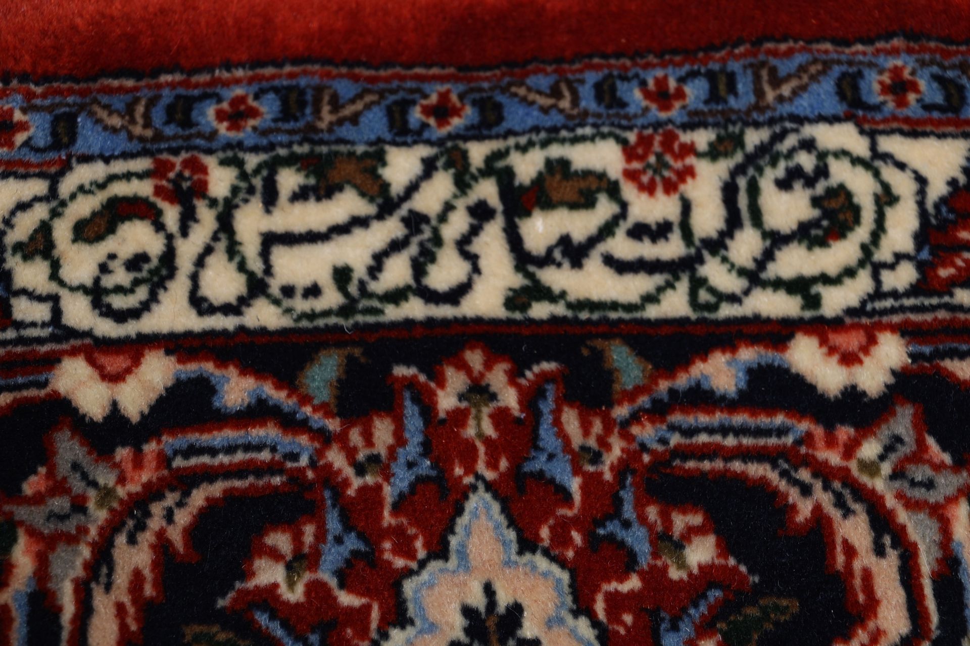 Kashan Perserteppich 256 × 352 cm aus Wolle, handgeknüpft