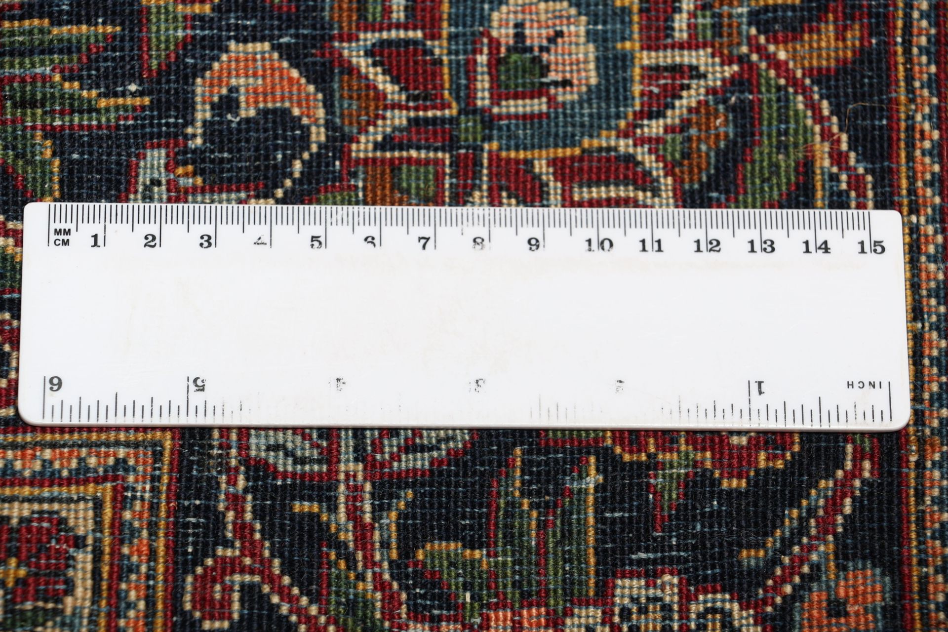 Antiker Kashan Perserteppich, 133 × 213 cm, Wolle & Seide