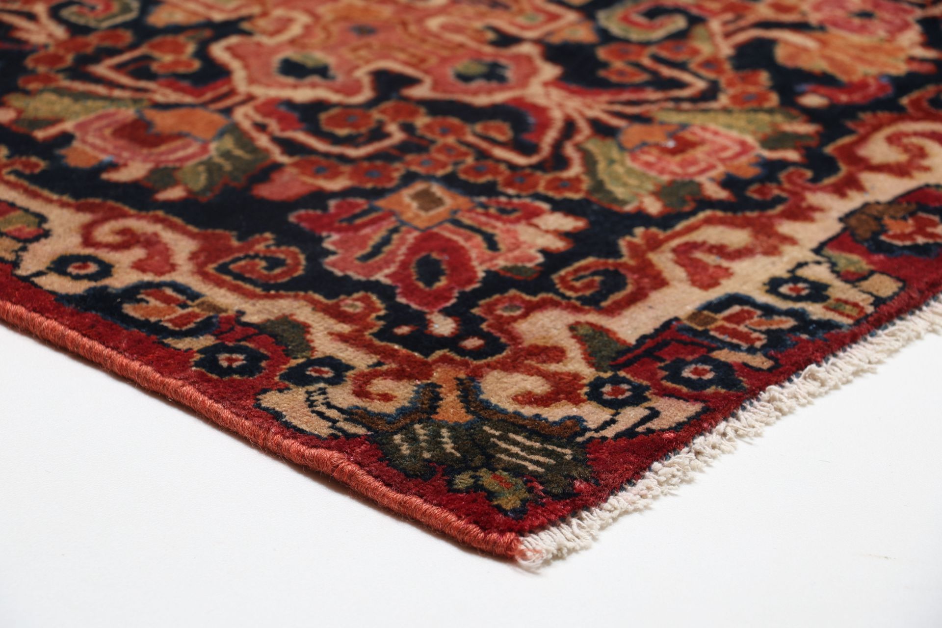 Antiker Sarough Perserteppich, 260 × 370 cm, Wolle