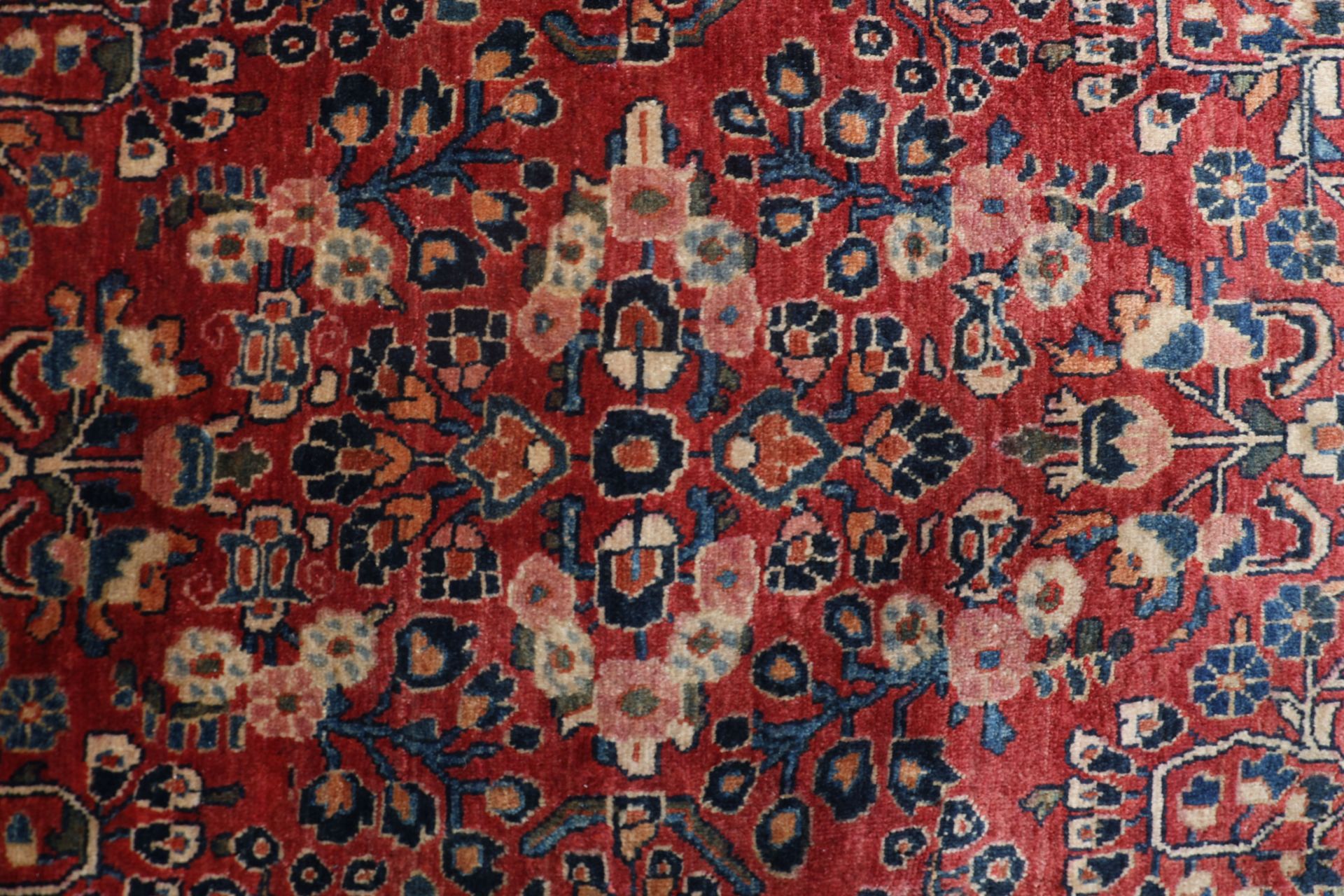 Antiker Sarough Perserteppich, 260 × 370 cm, Wolle