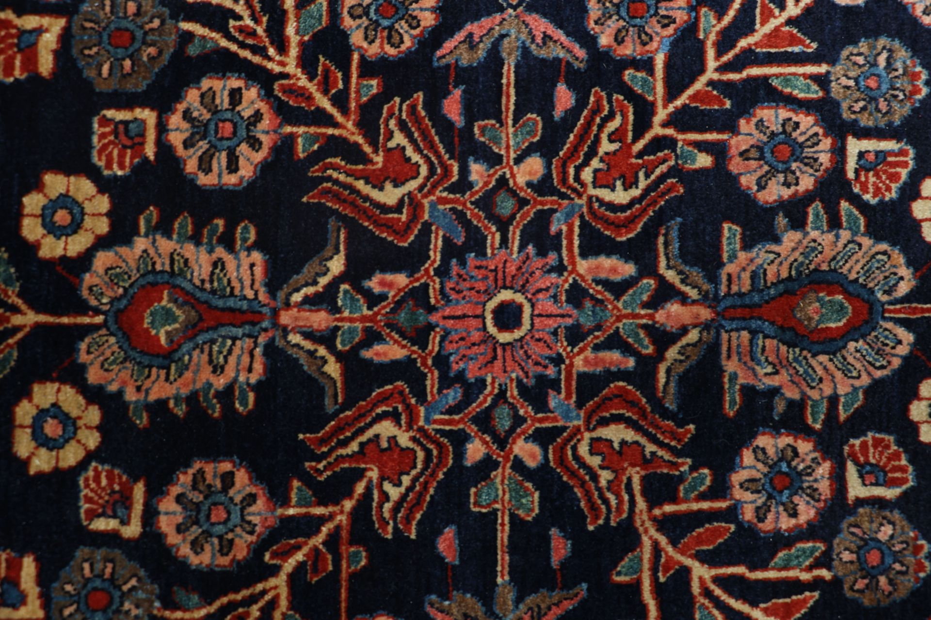Antiker Sarough Perserteppich, 265 × 355 cm, Wolle