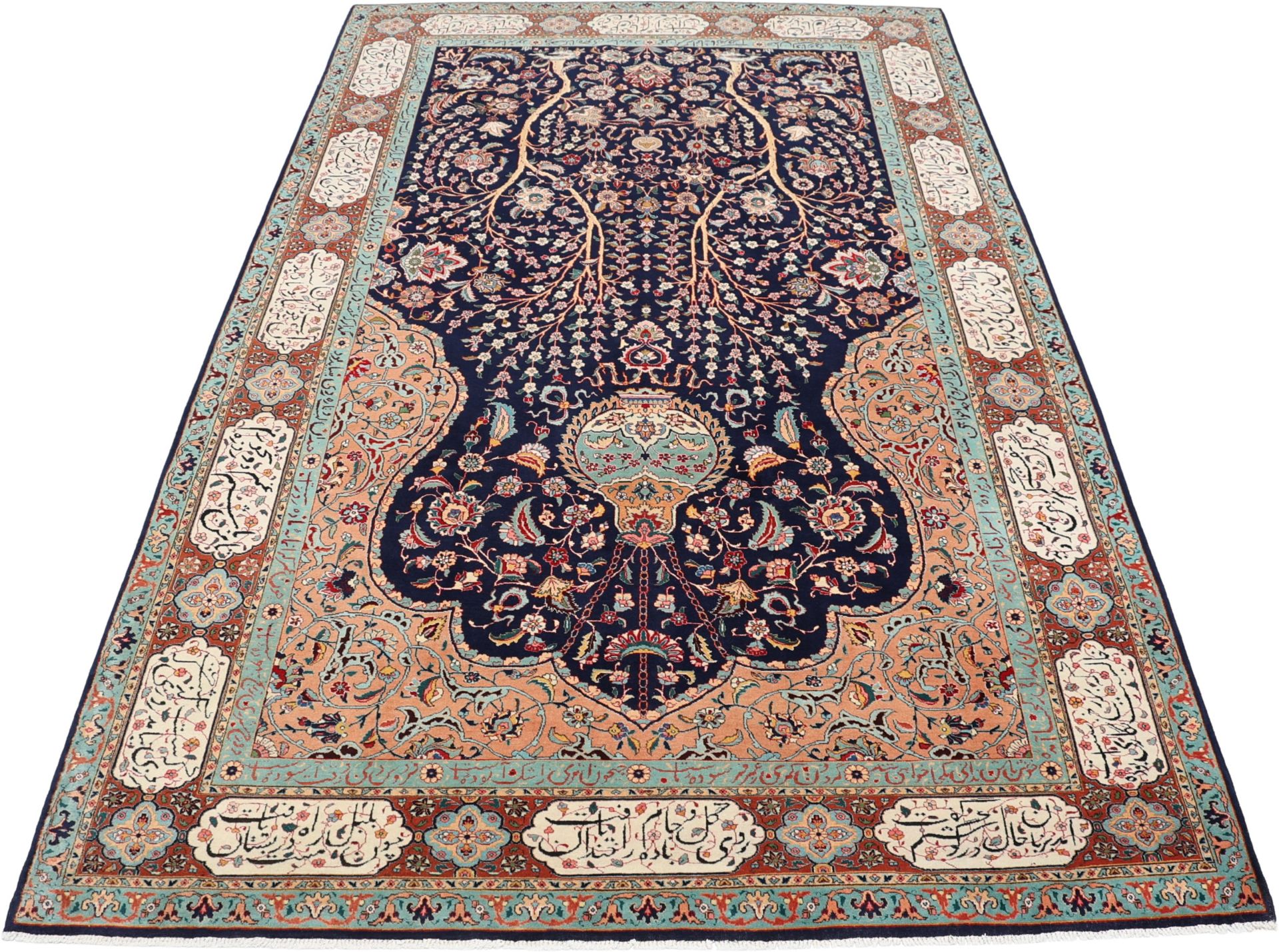 Handgeknüpfter Täbriz Perserteppich 178 × 295 cm