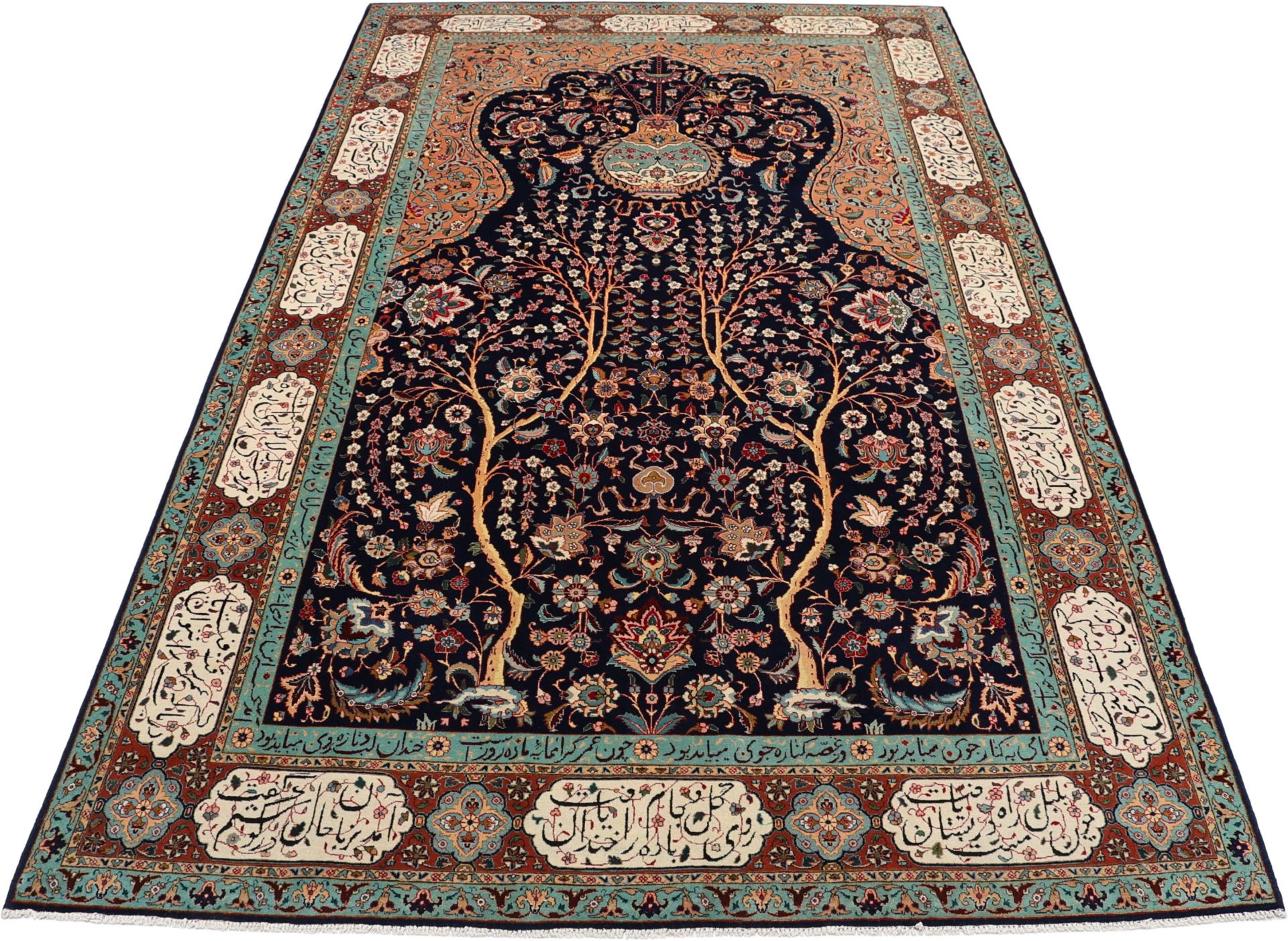 Handgeknüpfter Täbriz Perserteppich 178 × 295 cm