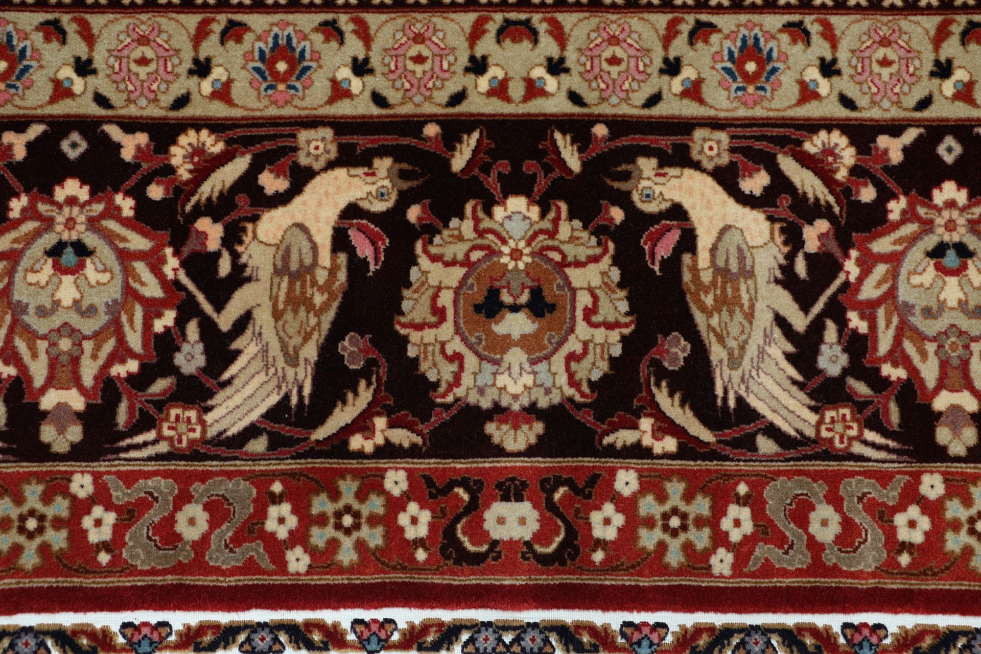 Antiker Täbriz Perserteppich, 200 × 300 cm, Wolle & Seide