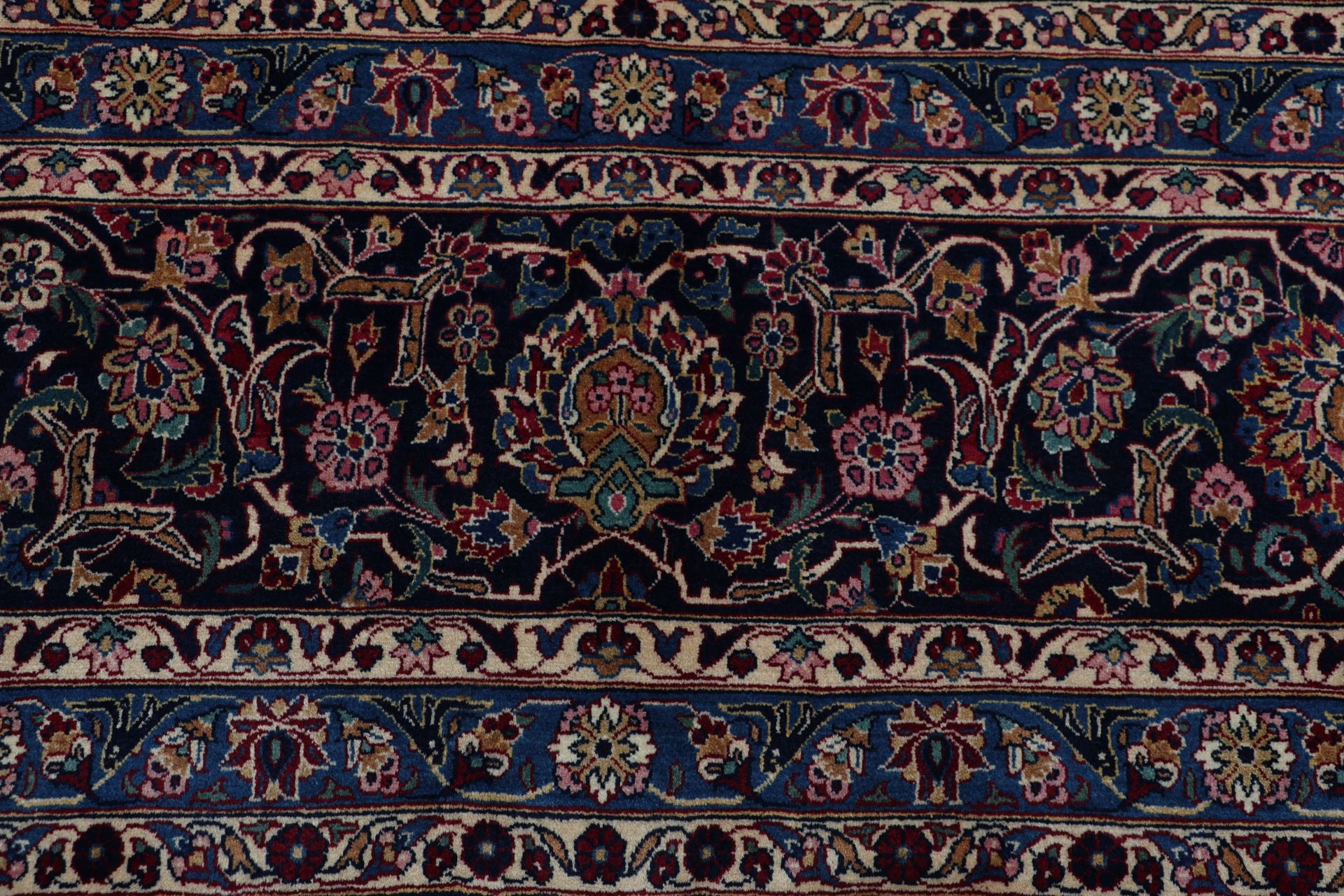 Handgeknüpfter Kashan Perserteppich, 320 × 440 cm, Wolle