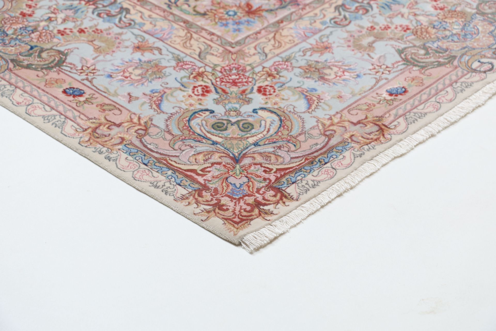 Handgeknüpfter Täbriz Perserteppich, 200 × 300 cm, Wolle & Seide