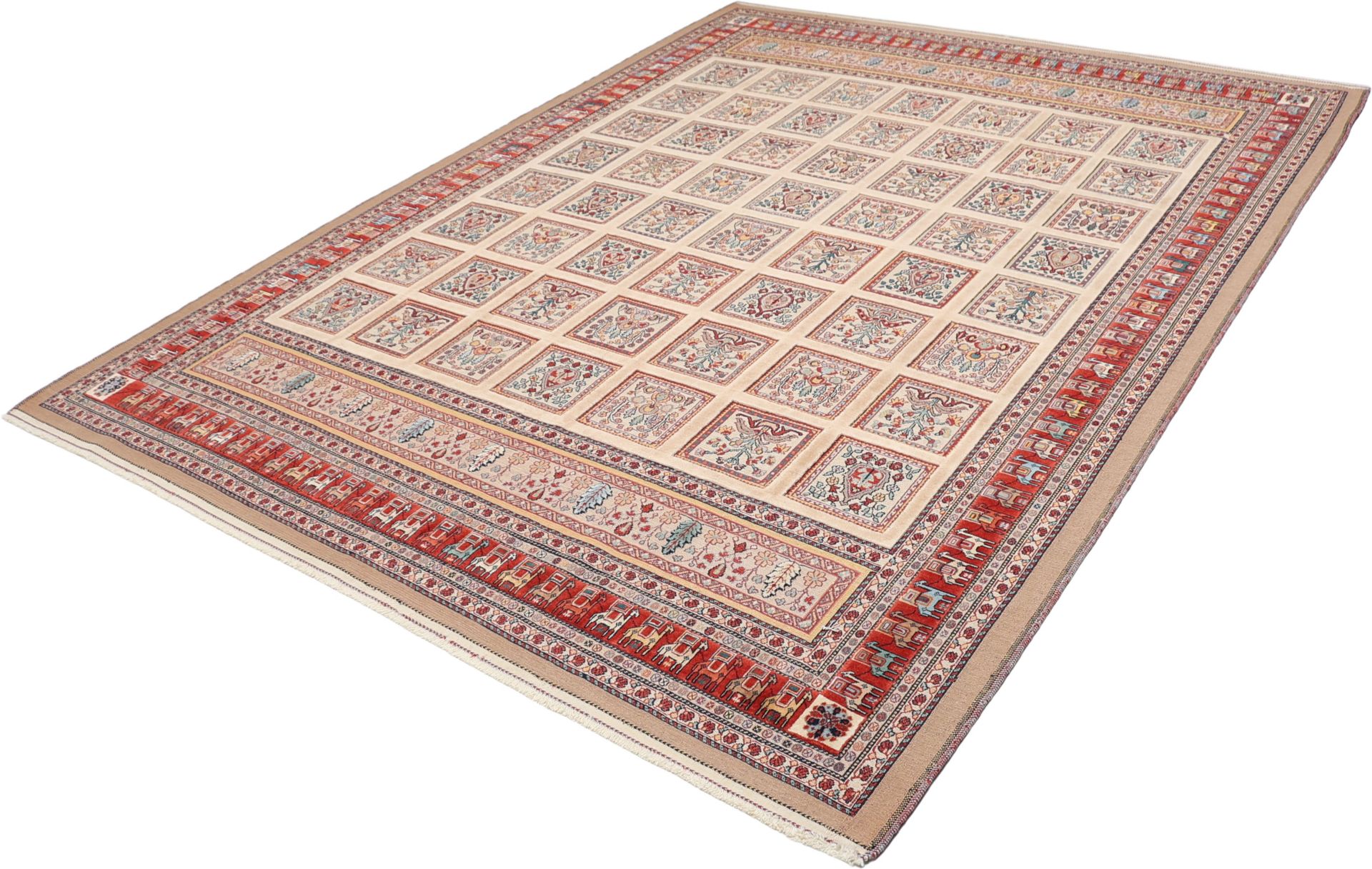 Kelim Perserteppich 259 × 343 cm aus Wolle, handgewebt