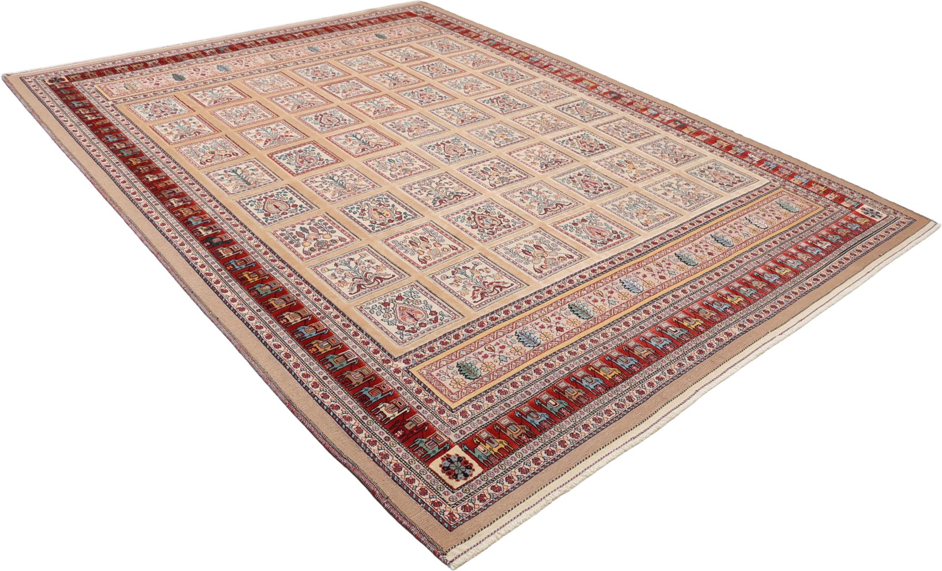 Kelim Perserteppich 259 × 343 cm aus Wolle, handgewebt