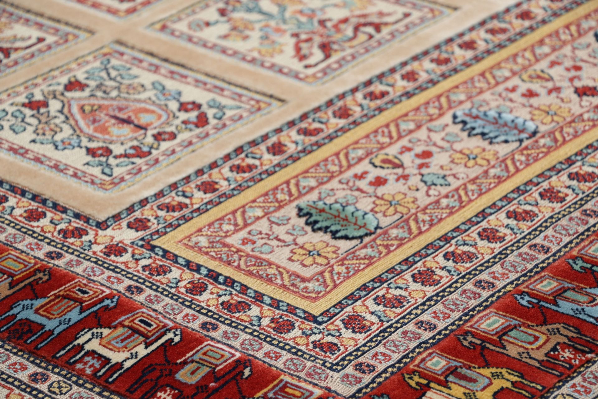 Kelim Perserteppich 259 × 343 cm aus Wolle, handgewebt