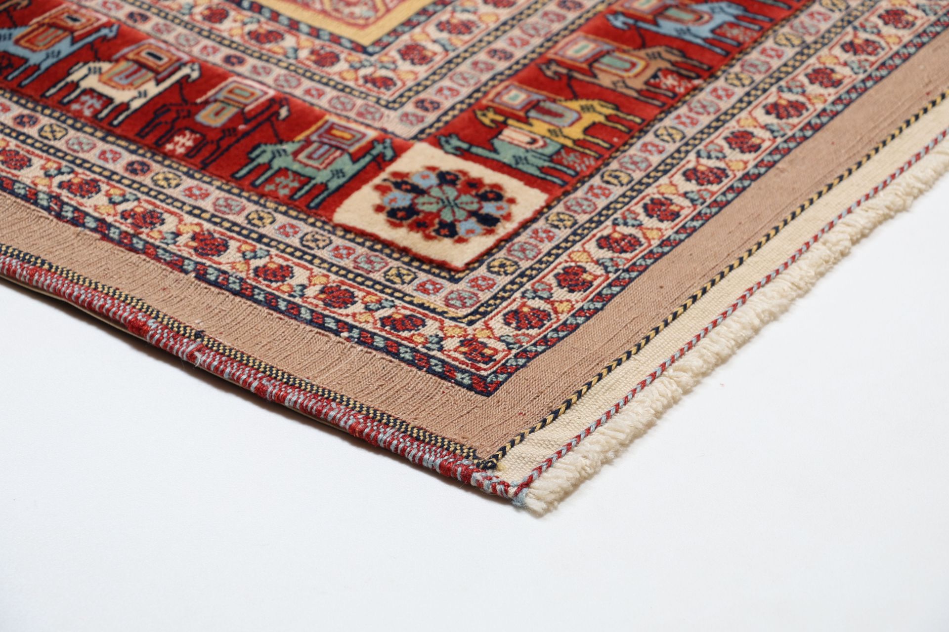 Kelim Perserteppich 259 × 343 cm aus Wolle, handgewebt