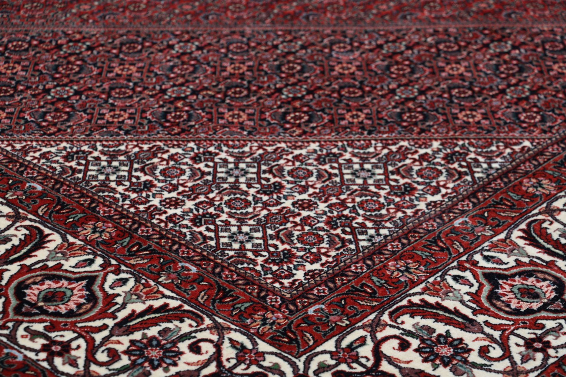 Handgeknüpfter Bijar Perserteppich 255 × 353 cm