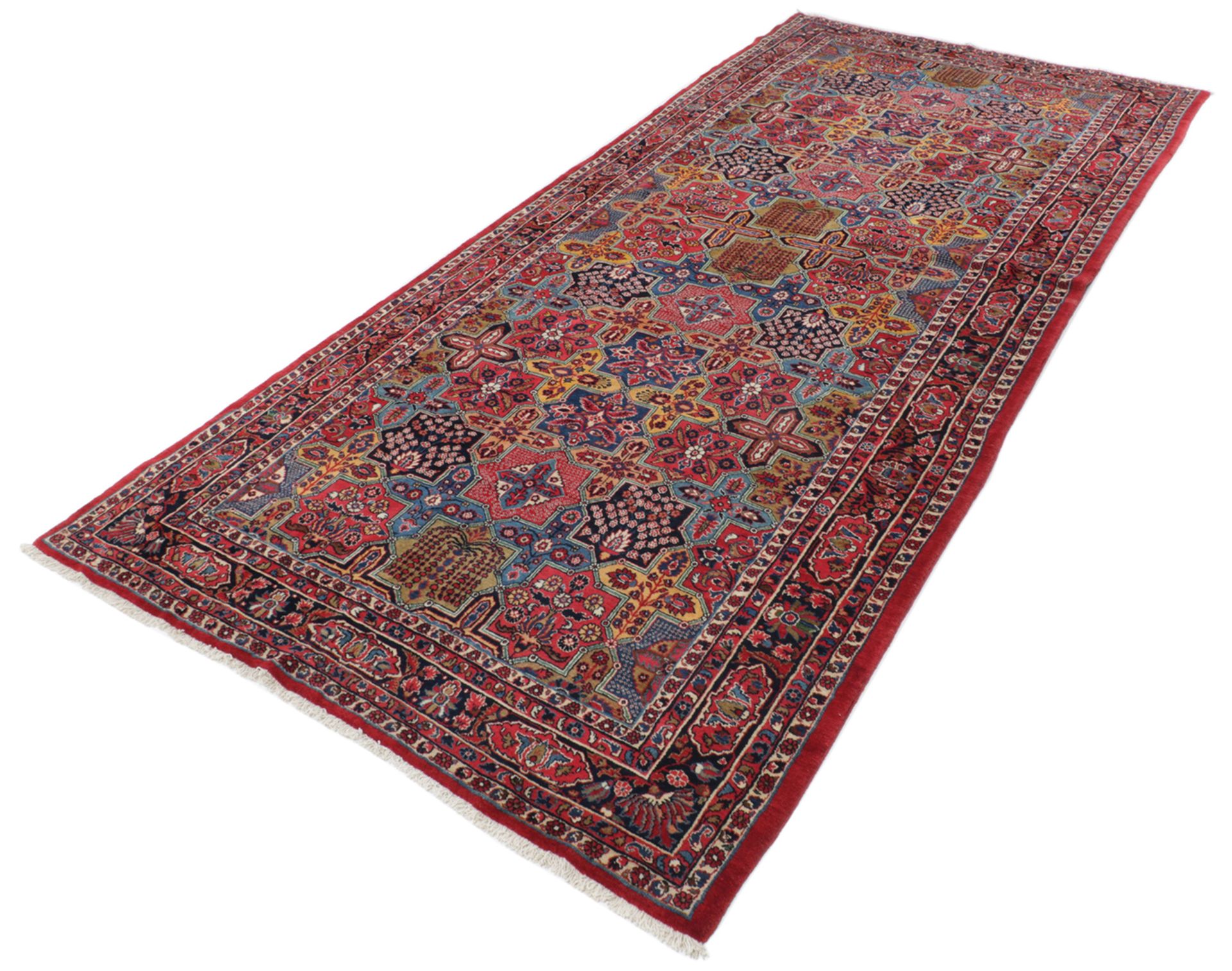 Sarough Perserteppich 200 × 470 cm aus Wolle, handgeknüpft