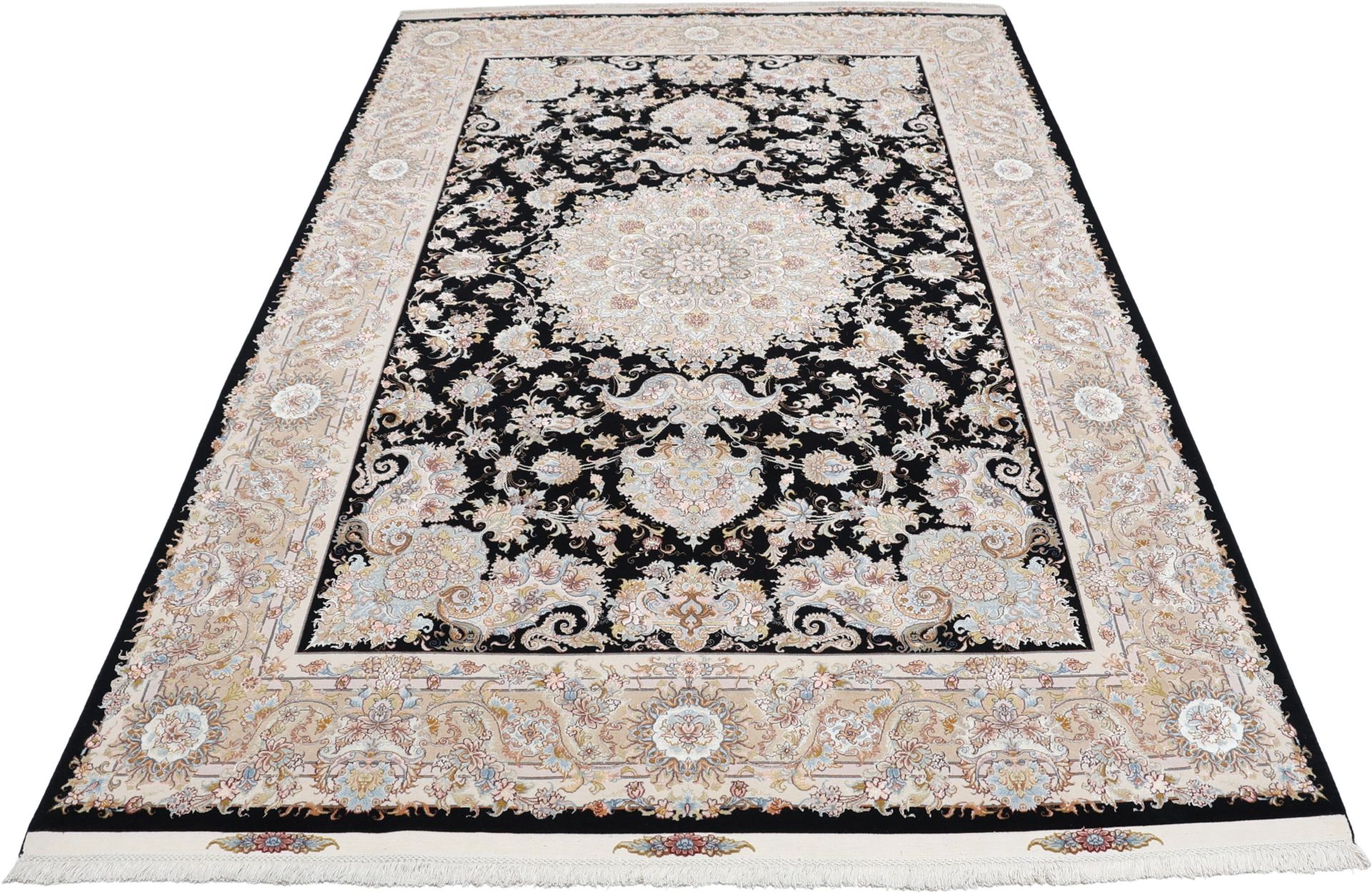 Handgeknüpfter Täbriz Perserteppich 200 × 302 cm
