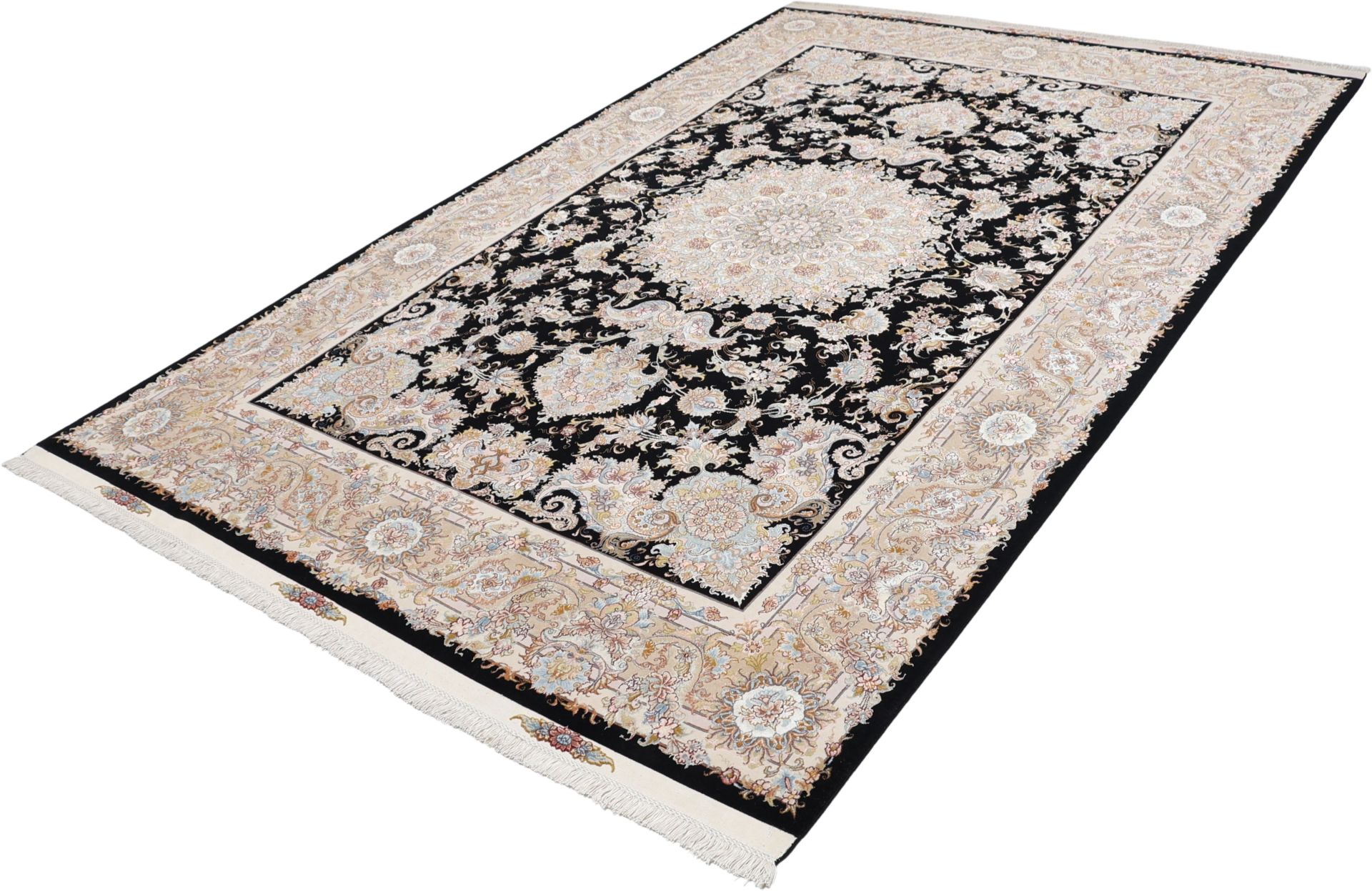 Handgeknüpfter Täbriz Perserteppich 200 × 302 cm