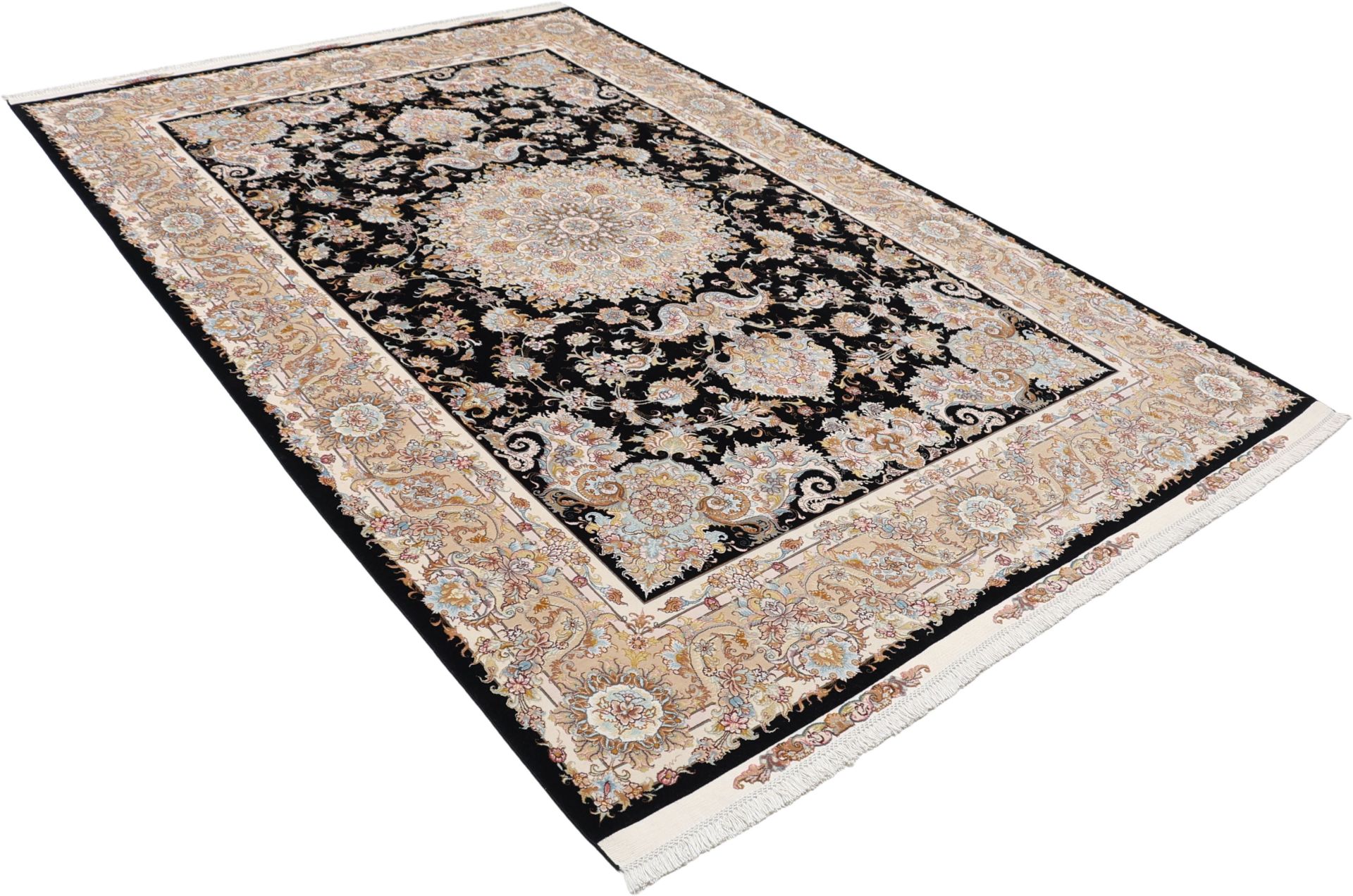 Handgeknüpfter Täbriz Perserteppich 200 × 302 cm