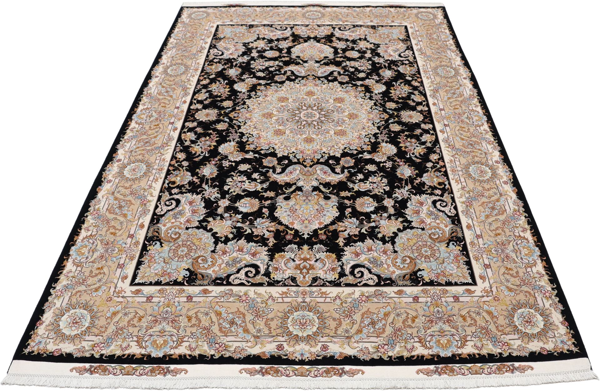 Handgeknüpfter Täbriz Perserteppich 200 × 302 cm