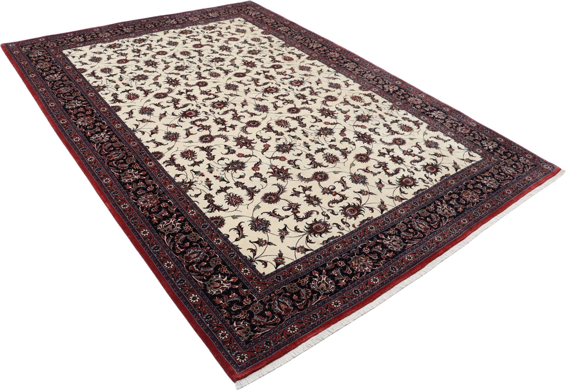 Bijar Perserteppich 251 × 355 cm aus Wolle & Seide, handgeknüpft