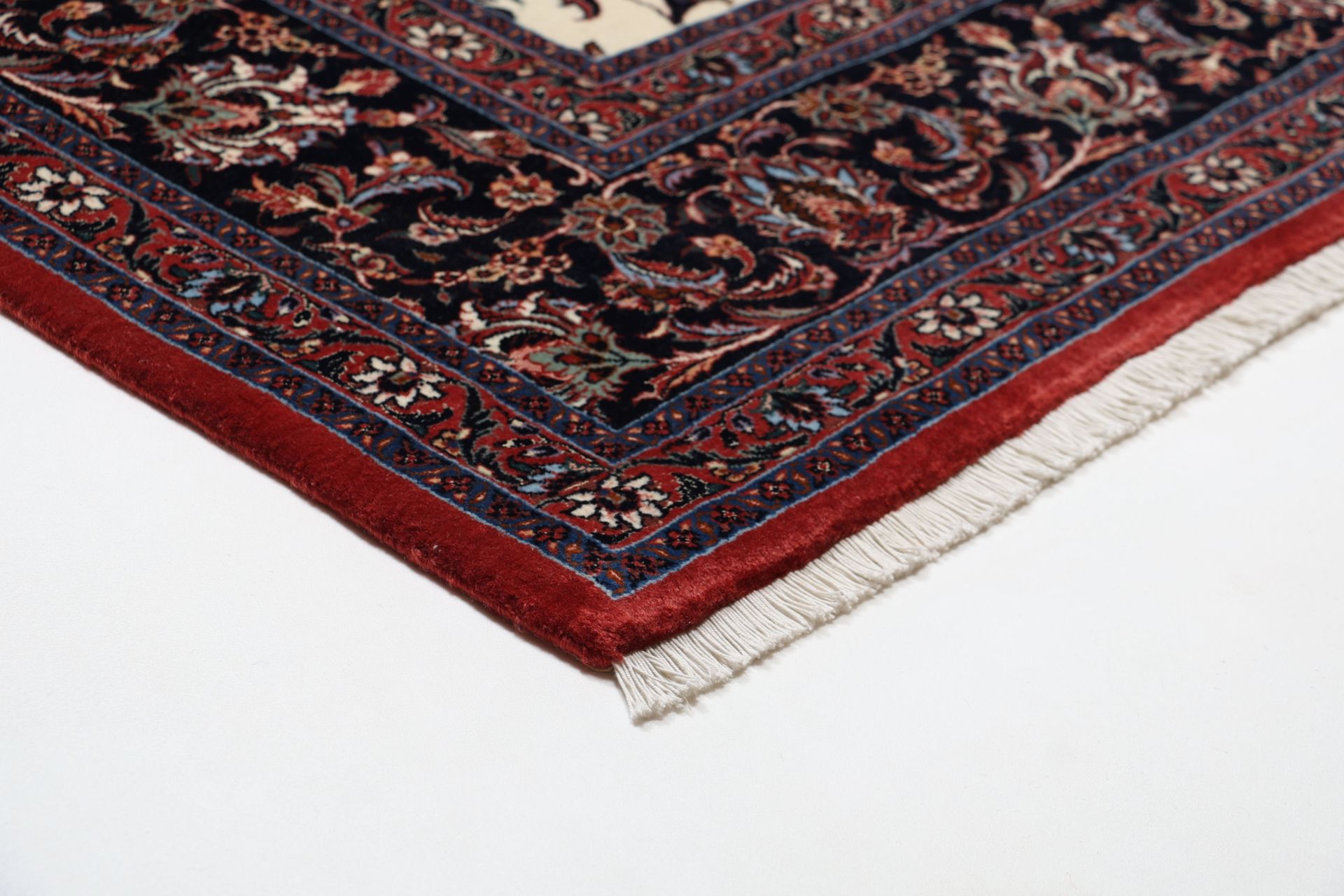 Bijar Perserteppich 251 × 355 cm aus Wolle & Seide, handgeknüpft
