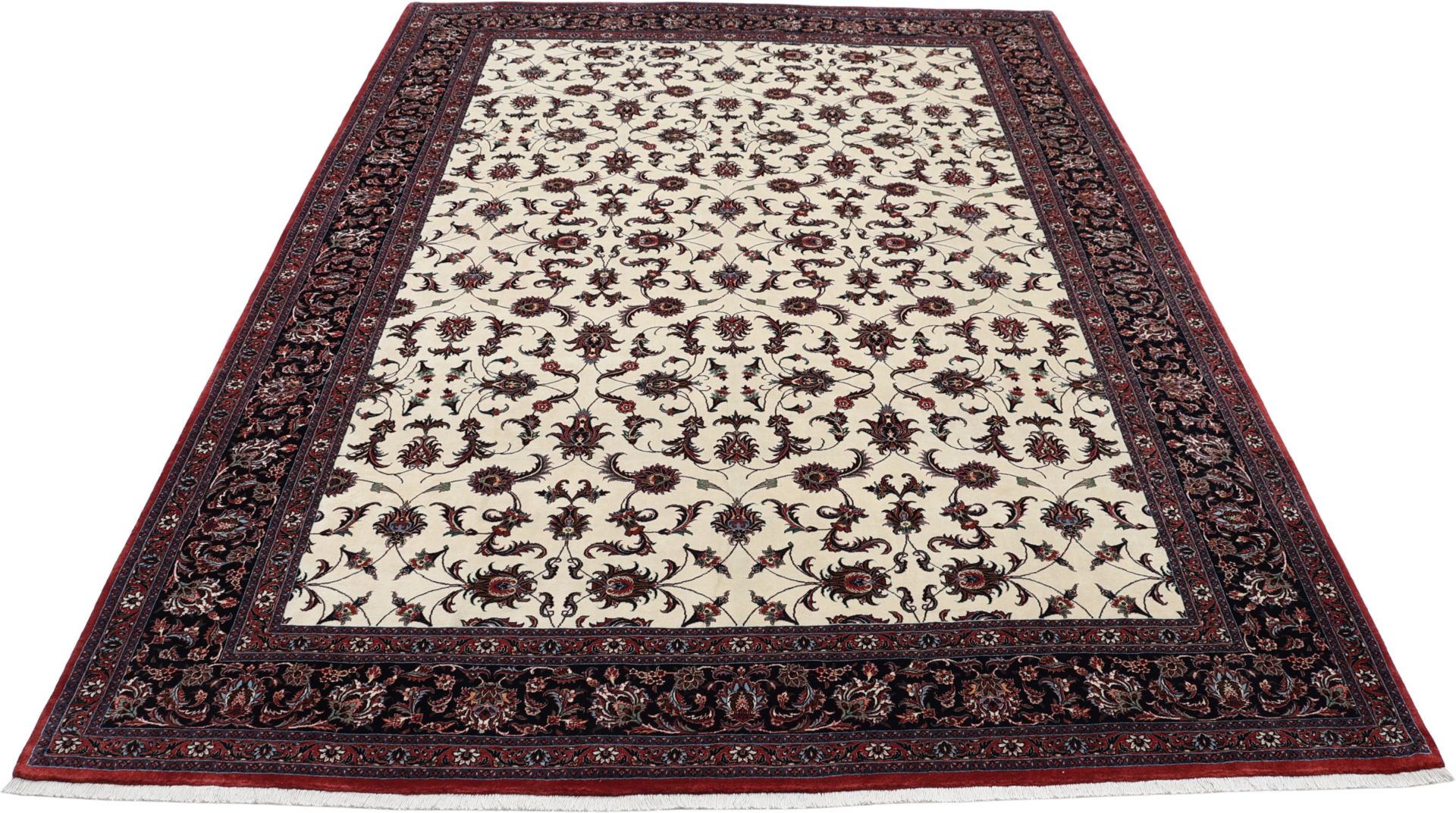 Bijar Perserteppich 251 × 355 cm aus Wolle & Seide, handgeknüpft