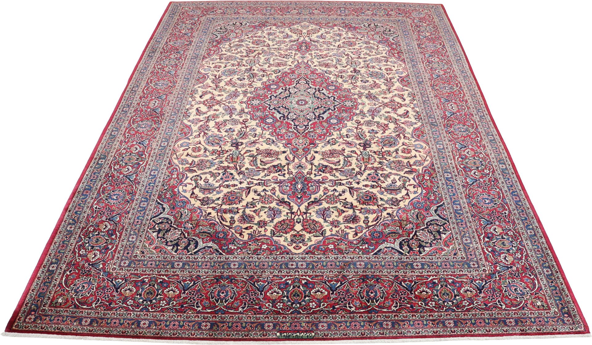 Kashan Perserteppich aus Iran, 235 × 333 cm