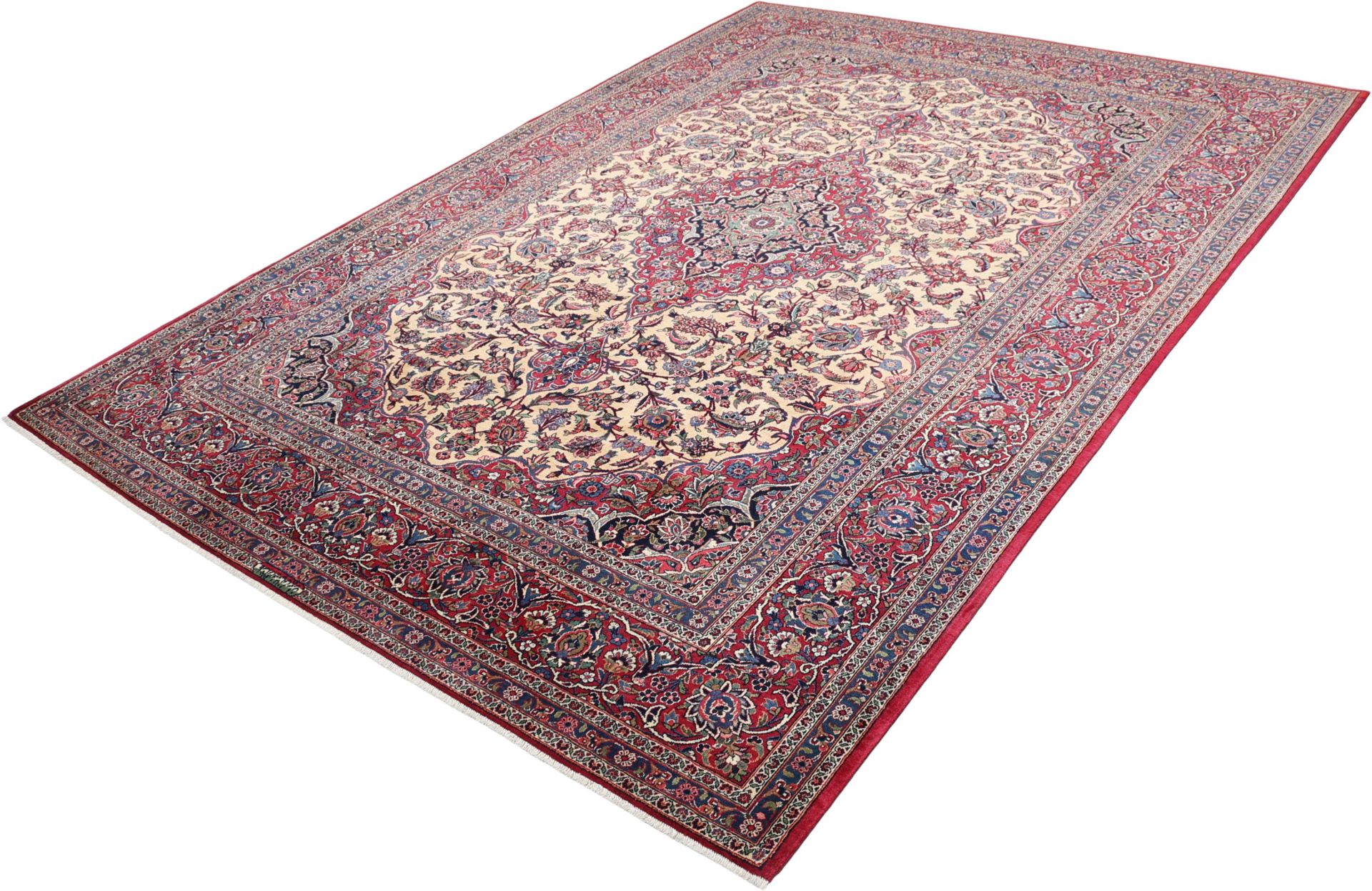 Kashan Perserteppich aus Iran, 235 × 333 cm
