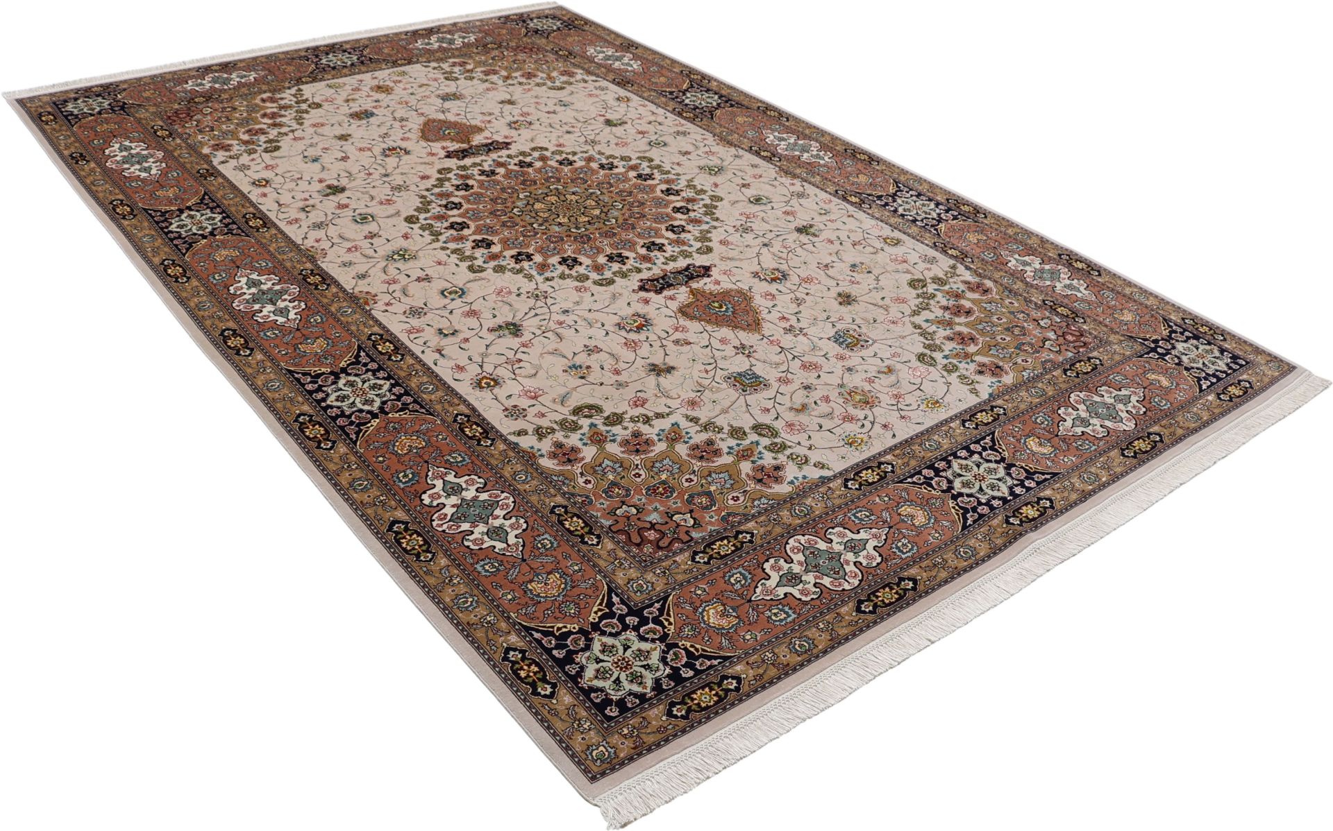 Täbriz Perserteppich aus Iran, 202 × 307 cm