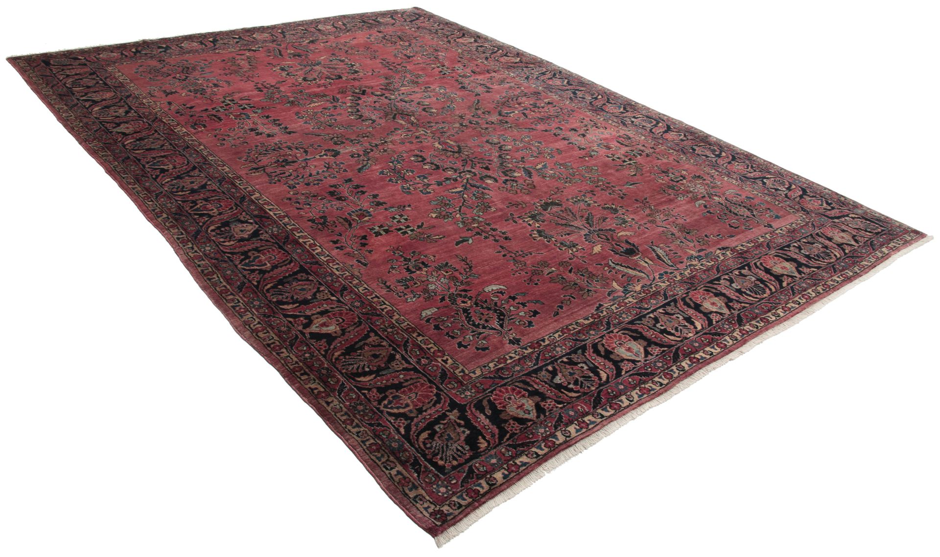 Handgeknüpfter Sarough Perserteppich 280 × 372 cm