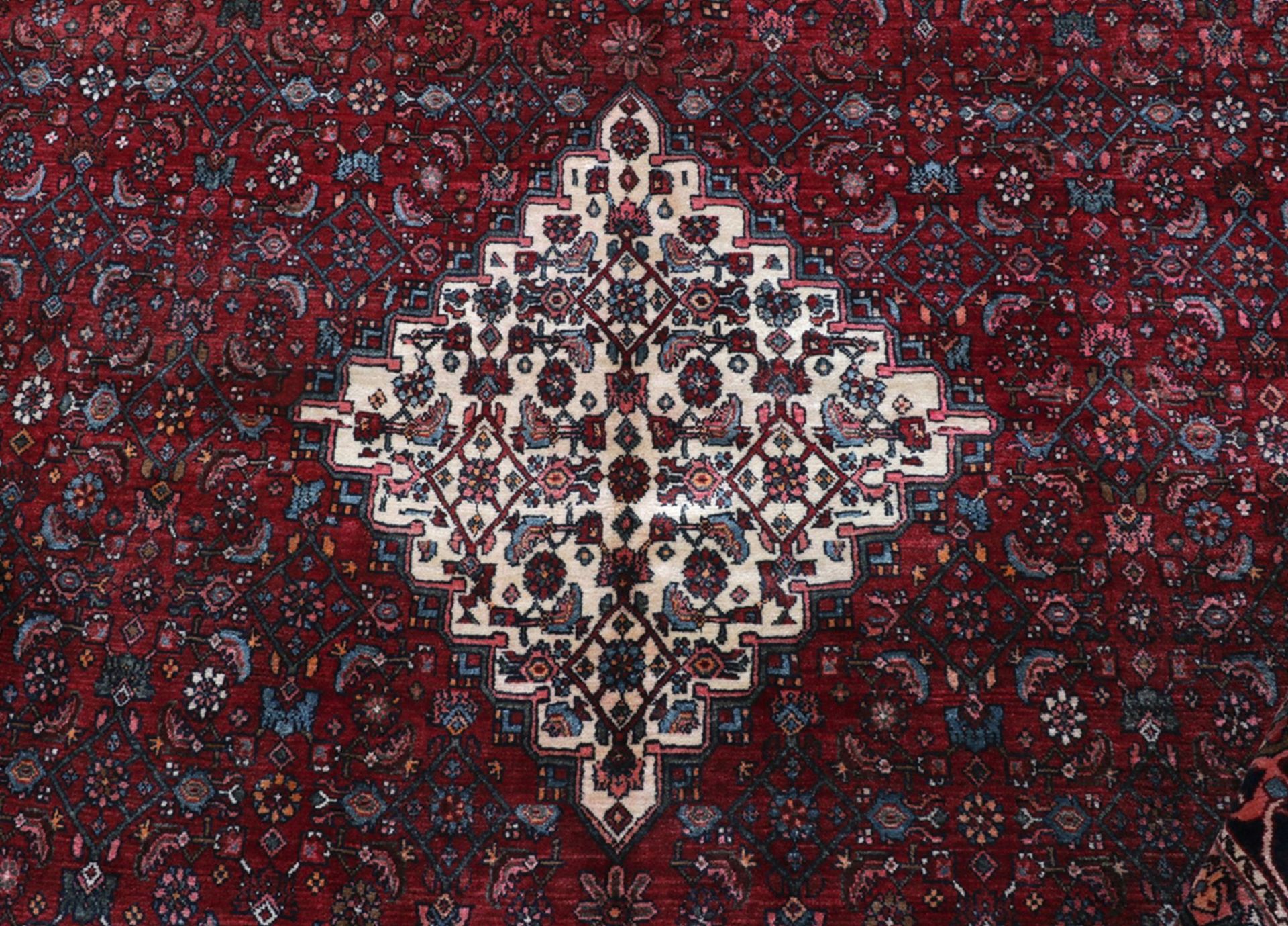 Bijar Perserteppich 336 × 363 cm aus Wolle, handgeknüpft