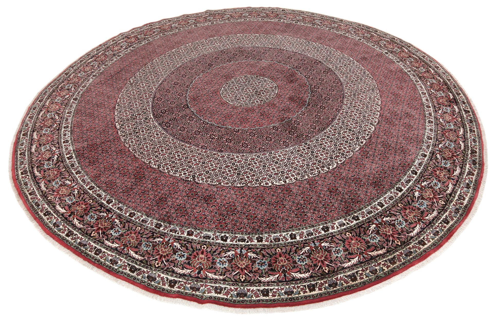 perserteppich-bidjar-405-x-405-cm-schurwolle-handgeknupft-robust-1 Handgeknüpfter Bijar Perserteppich, 405 × 405 cm, Wolle