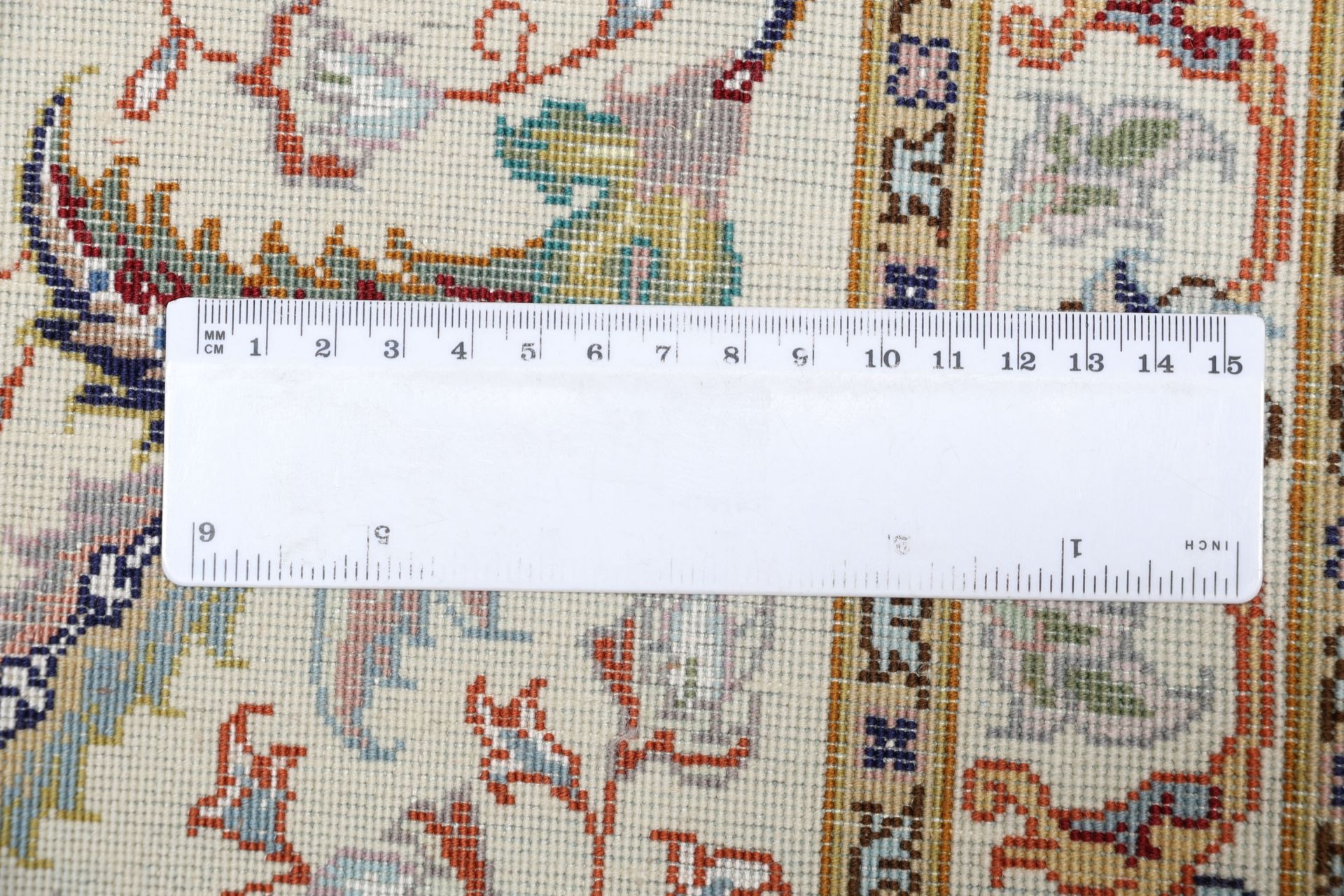 perserteppich-tabriz-203-x-310-cm-schurwolle-seide-handgeknupft-14 Handgeknüpfter Täbriz Perserteppich 203 × 310 cm