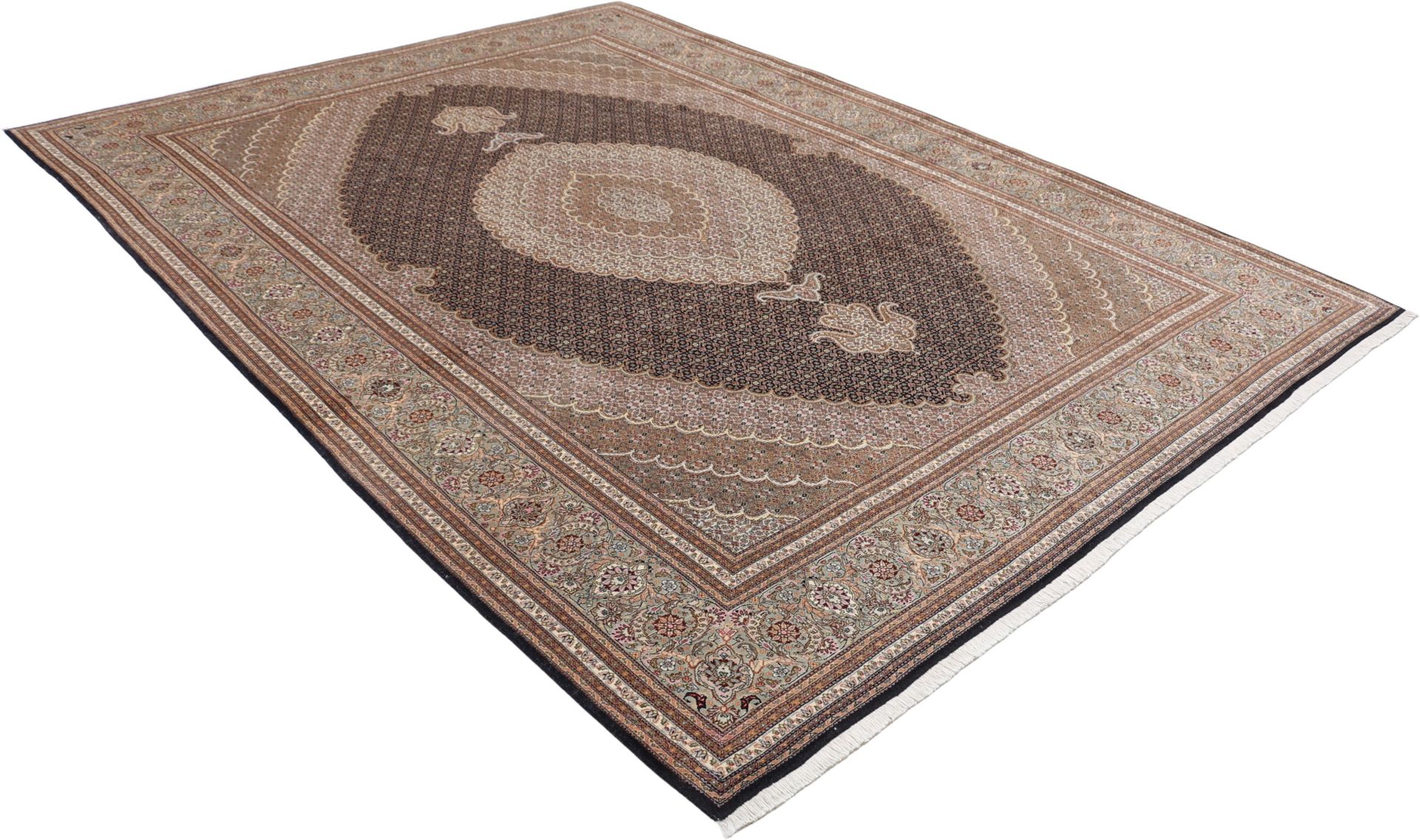 Täbriz Perserteppich aus Iran, 255 × 350 cm