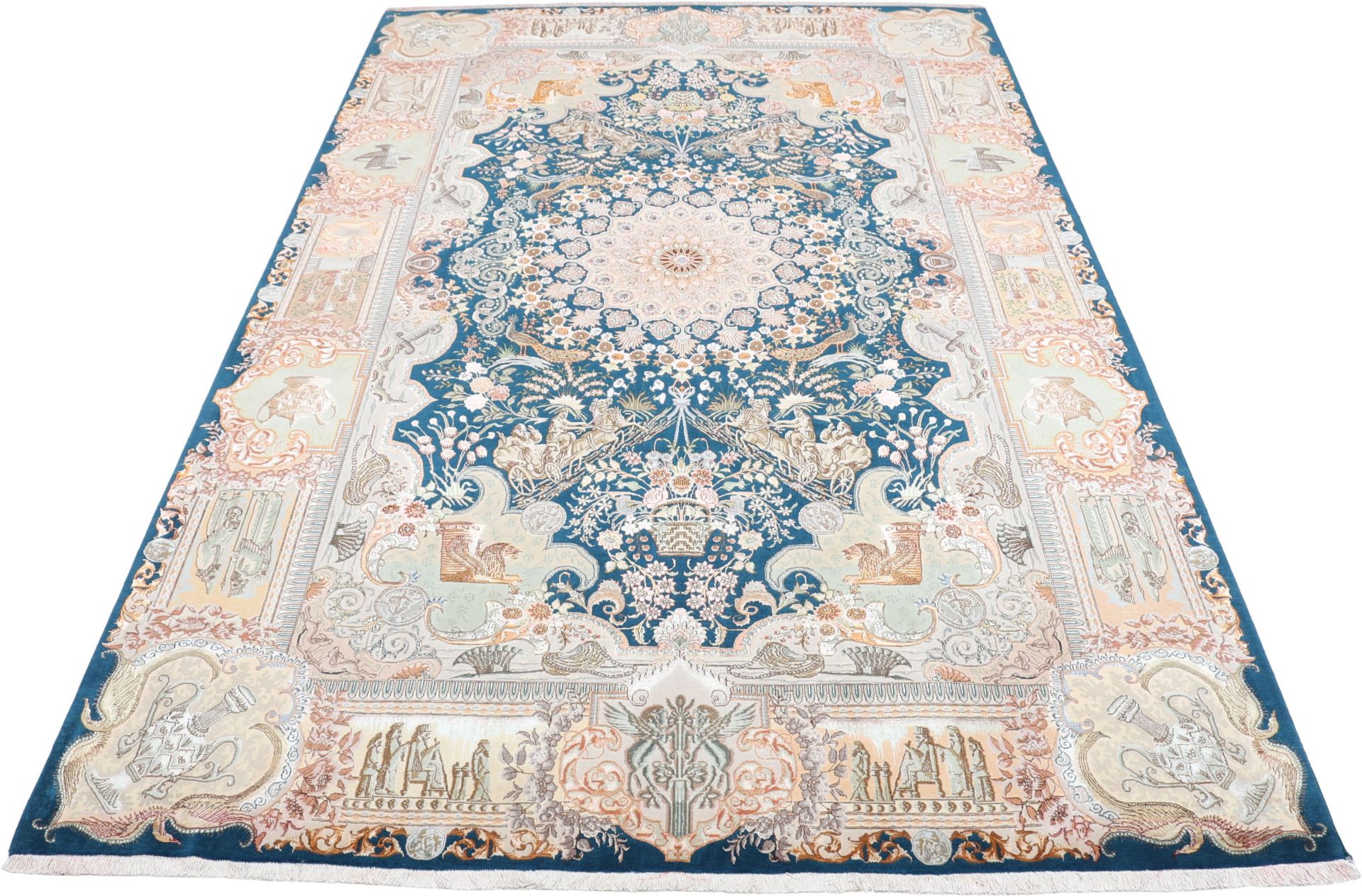 perserteppich-tabriz-200-x-308-cm-schurwolle-seide-handgeknupft-5 Handgeknüpfter Täbriz Perserteppich, 200 × 308 cm, Wolle & Seide