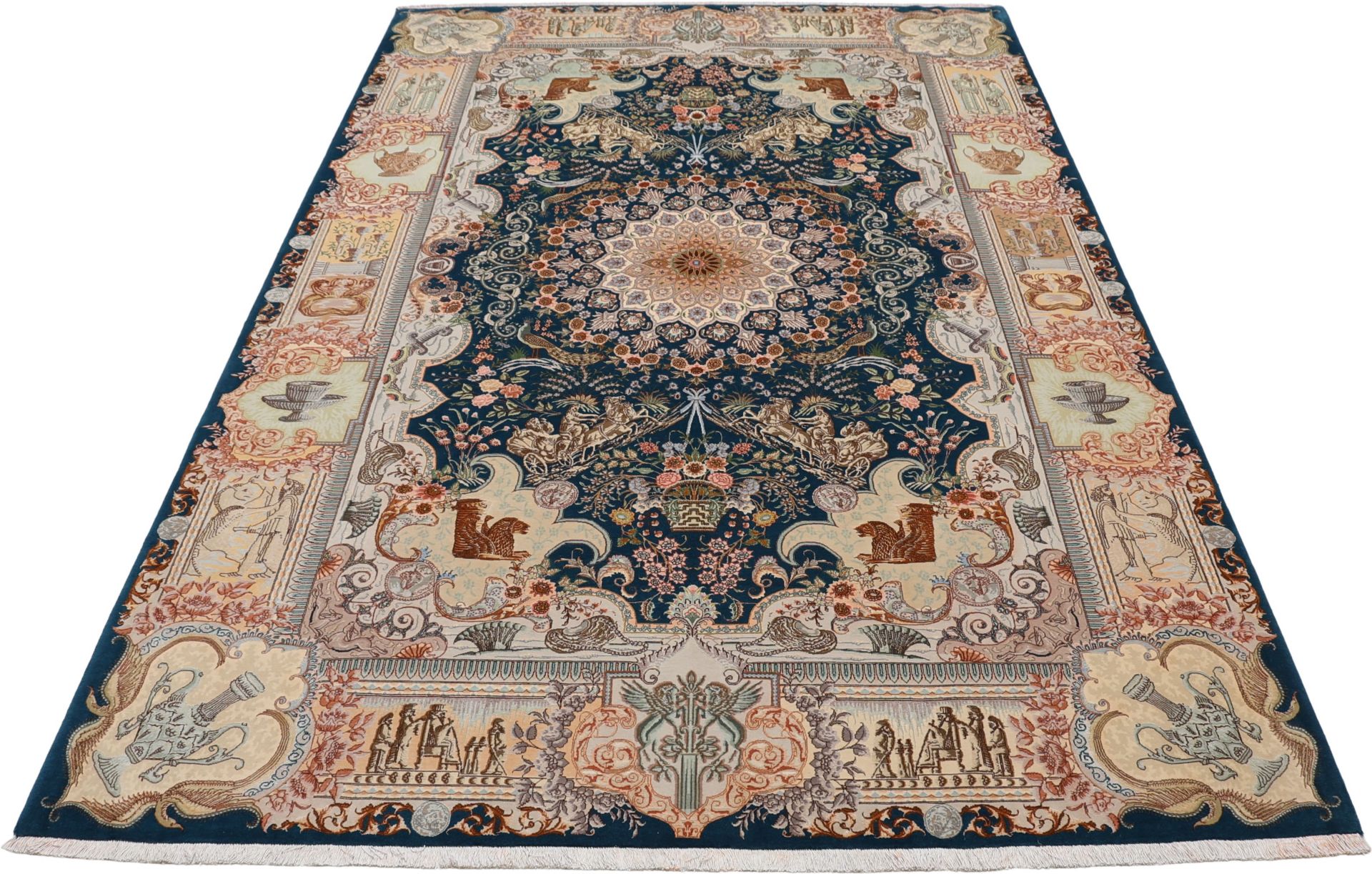 perserteppich-tabriz-200-x-308-cm-schurwolle-seide-handgeknupft-10 Handgeknüpfter Täbriz Perserteppich, 200 × 308 cm, Wolle & Seide