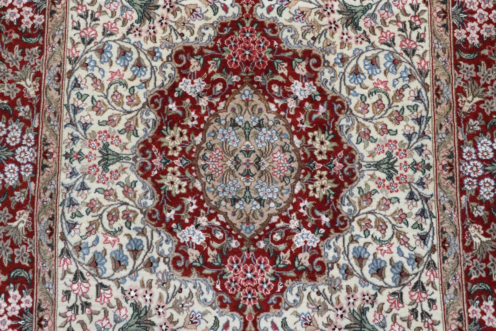 Handgeknüpfter Isfahan Perserteppich, 104 × 167 cm, Wolle