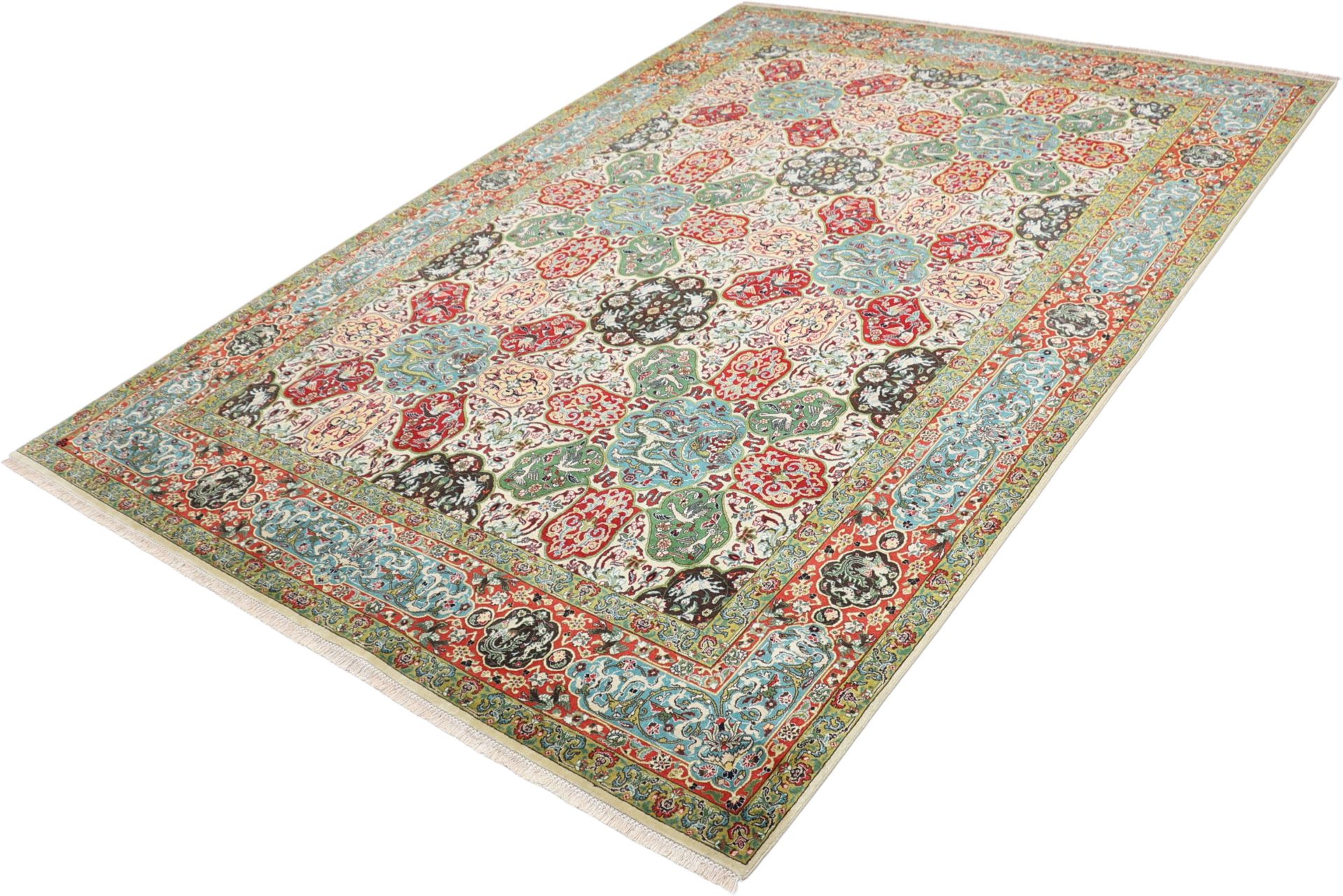 Täbriz Perserteppich aus Iran, 200 × 292 cm