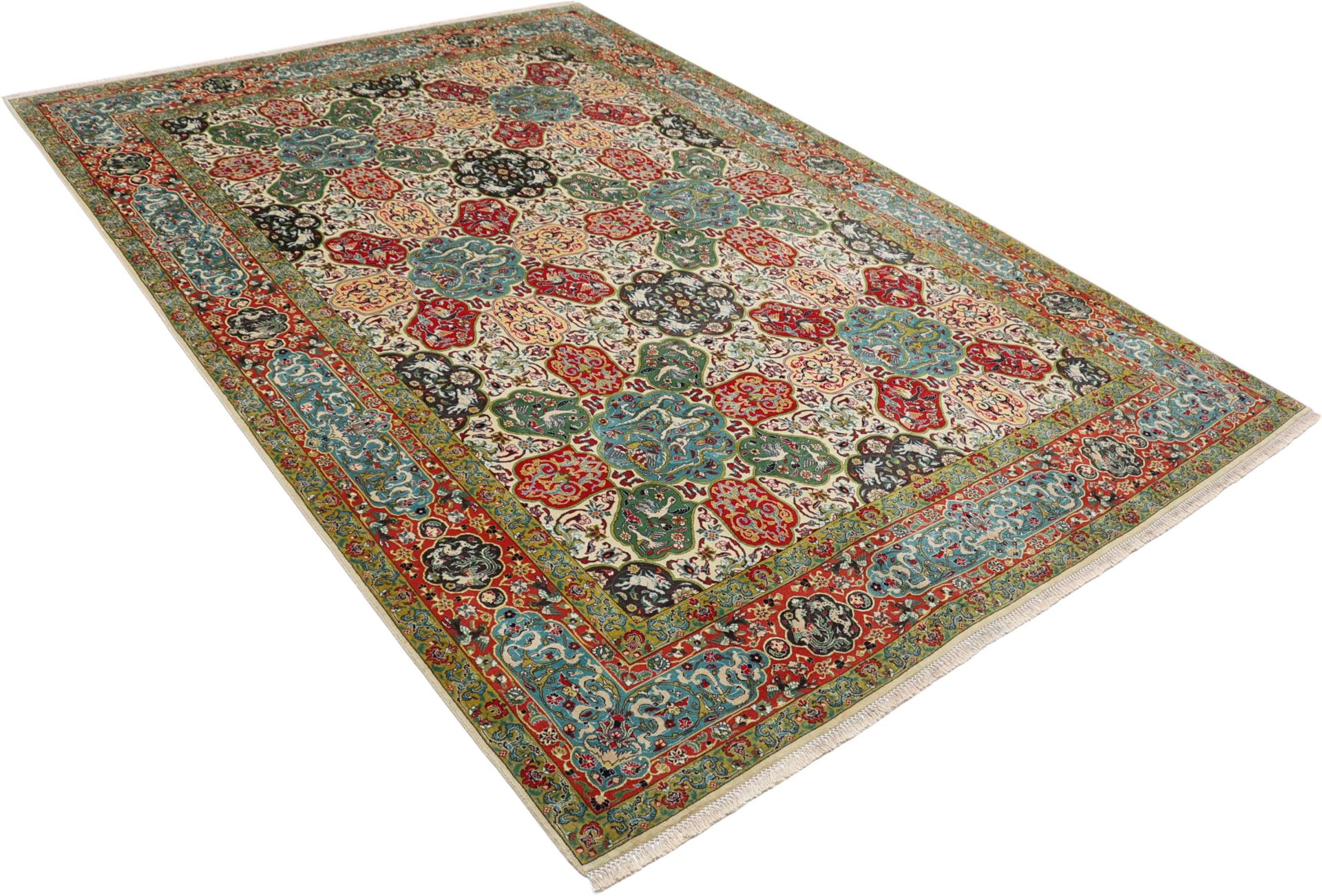 Täbriz Perserteppich aus Iran, 200 × 292 cm