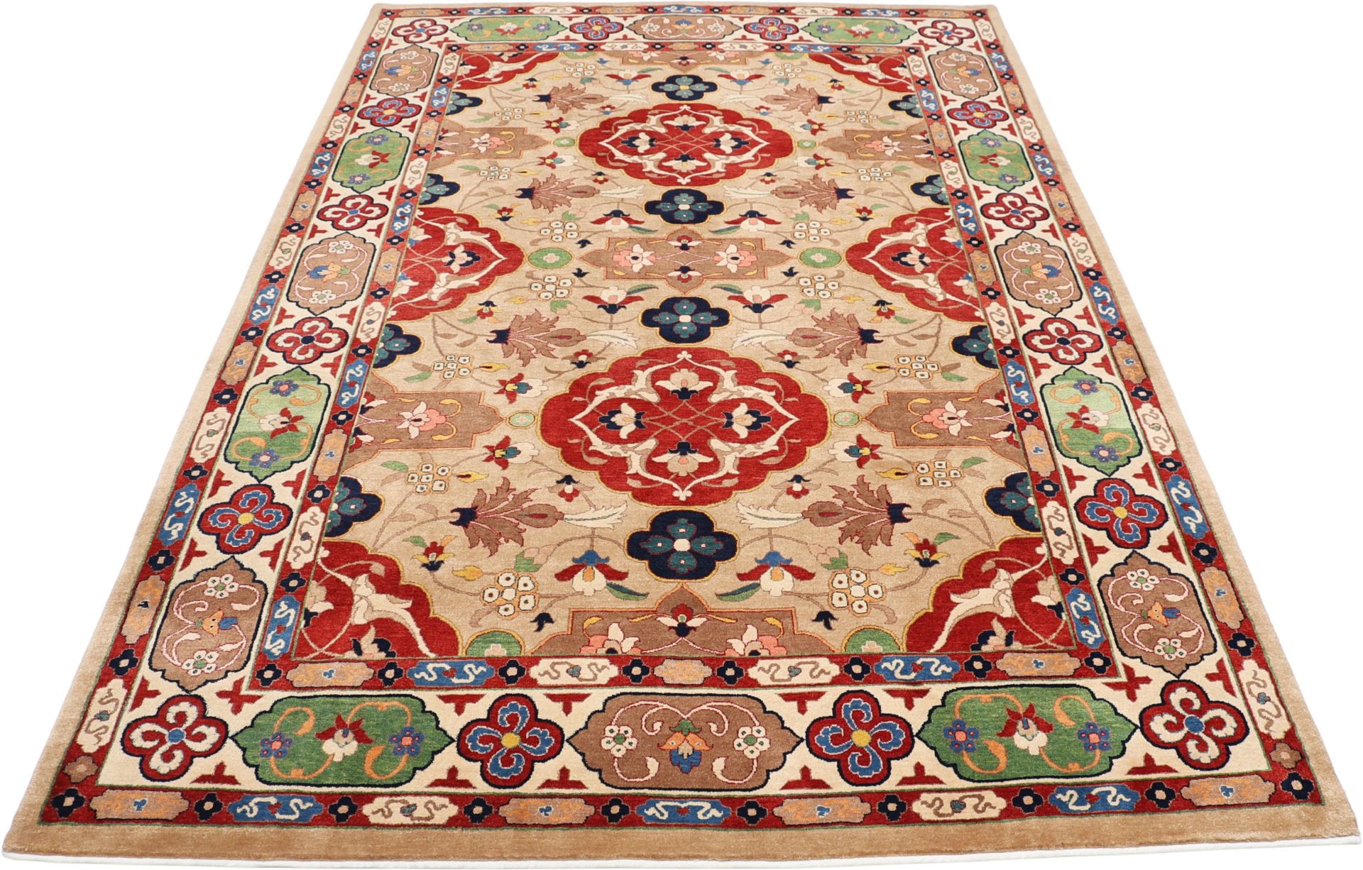 Bakhtiari Perserteppich 200 × 295 cm aus Wolle, handgeknüpft