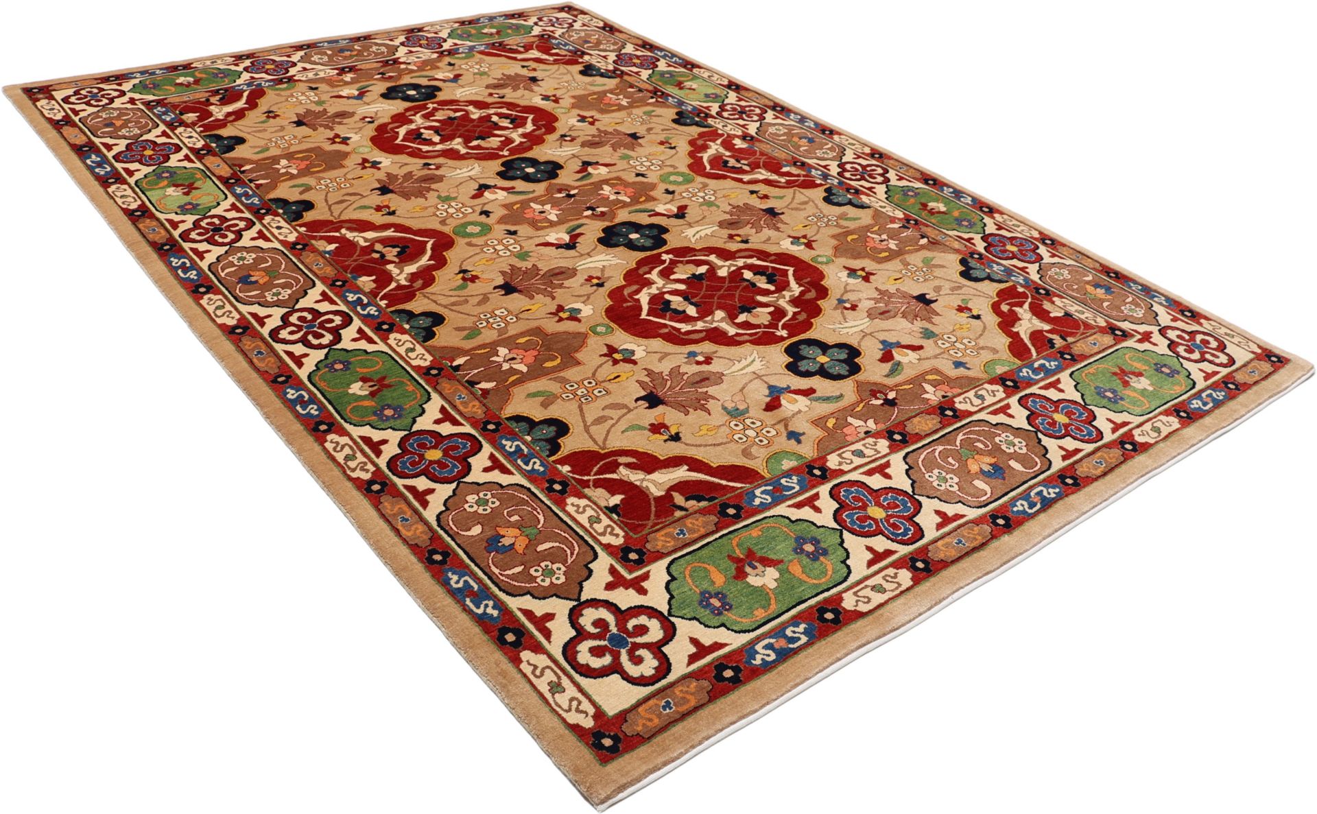 Bakhtiari Perserteppich 200 × 295 cm aus Wolle, handgeknüpft