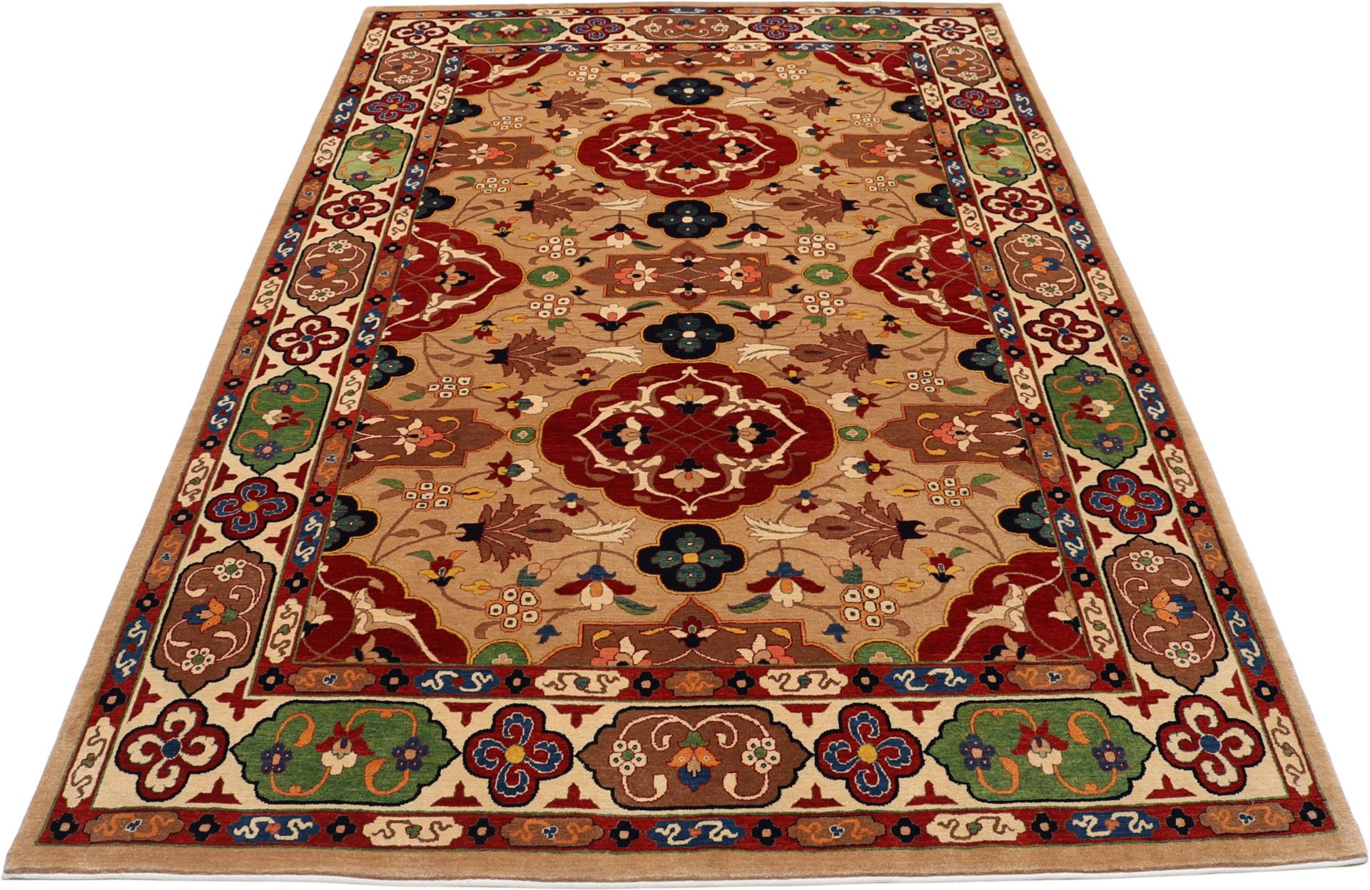 Bakhtiari Perserteppich 200 × 295 cm aus Wolle, handgeknüpft