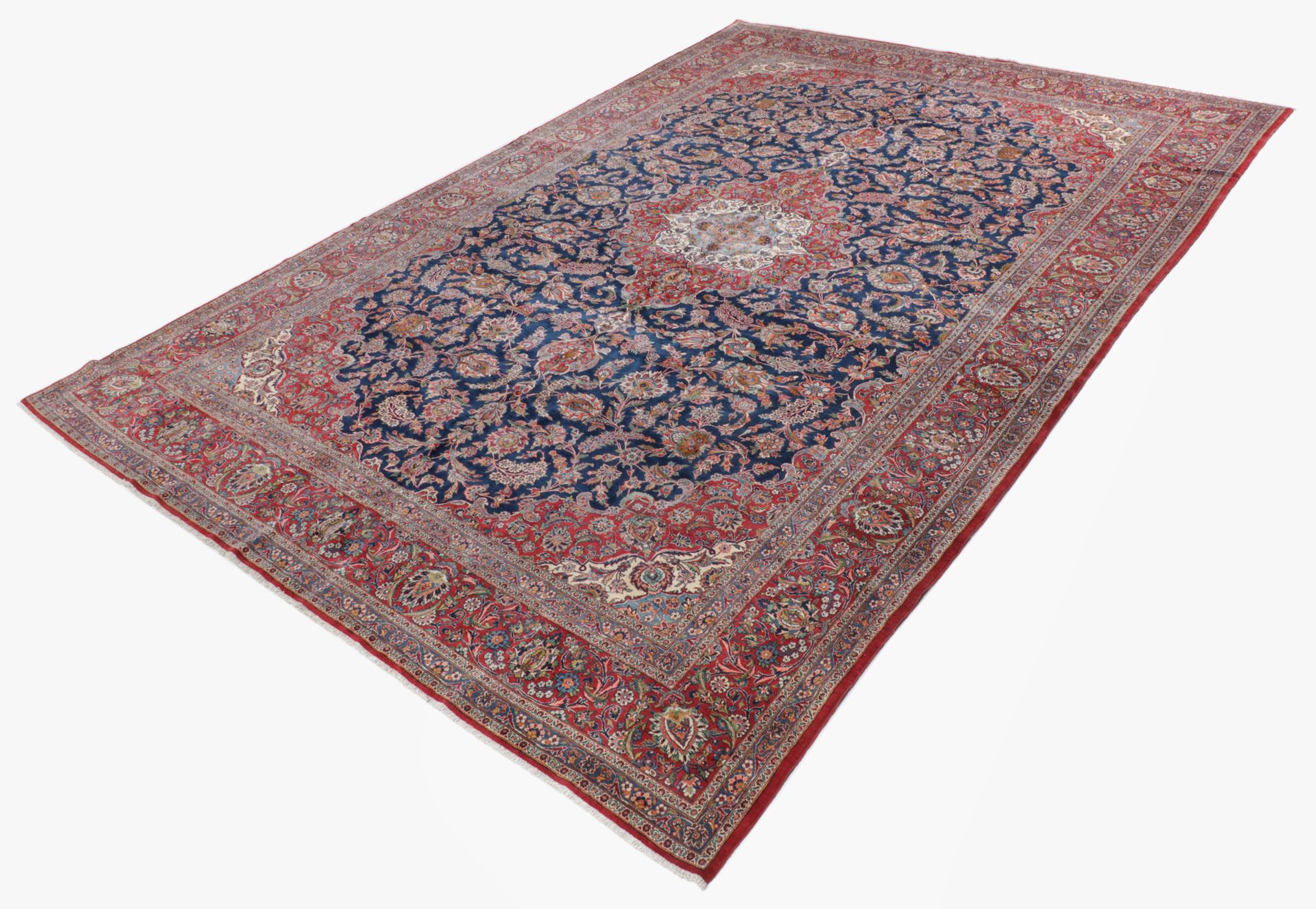 Kashan Perserteppich 319 × 500 cm aus Wolle, handgeknüpft