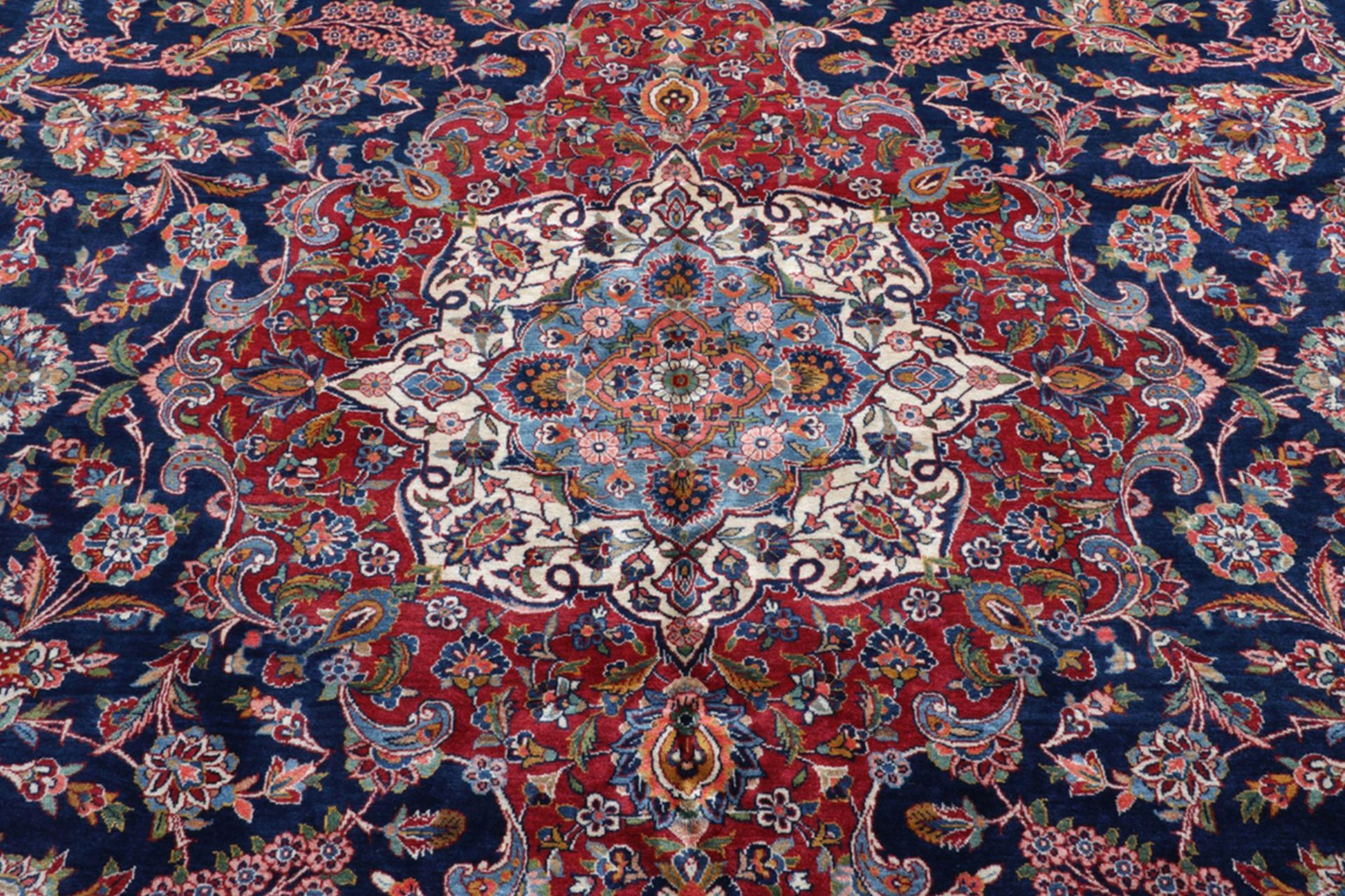 Kashan Perserteppich 319 × 500 cm aus Wolle, handgeknüpft