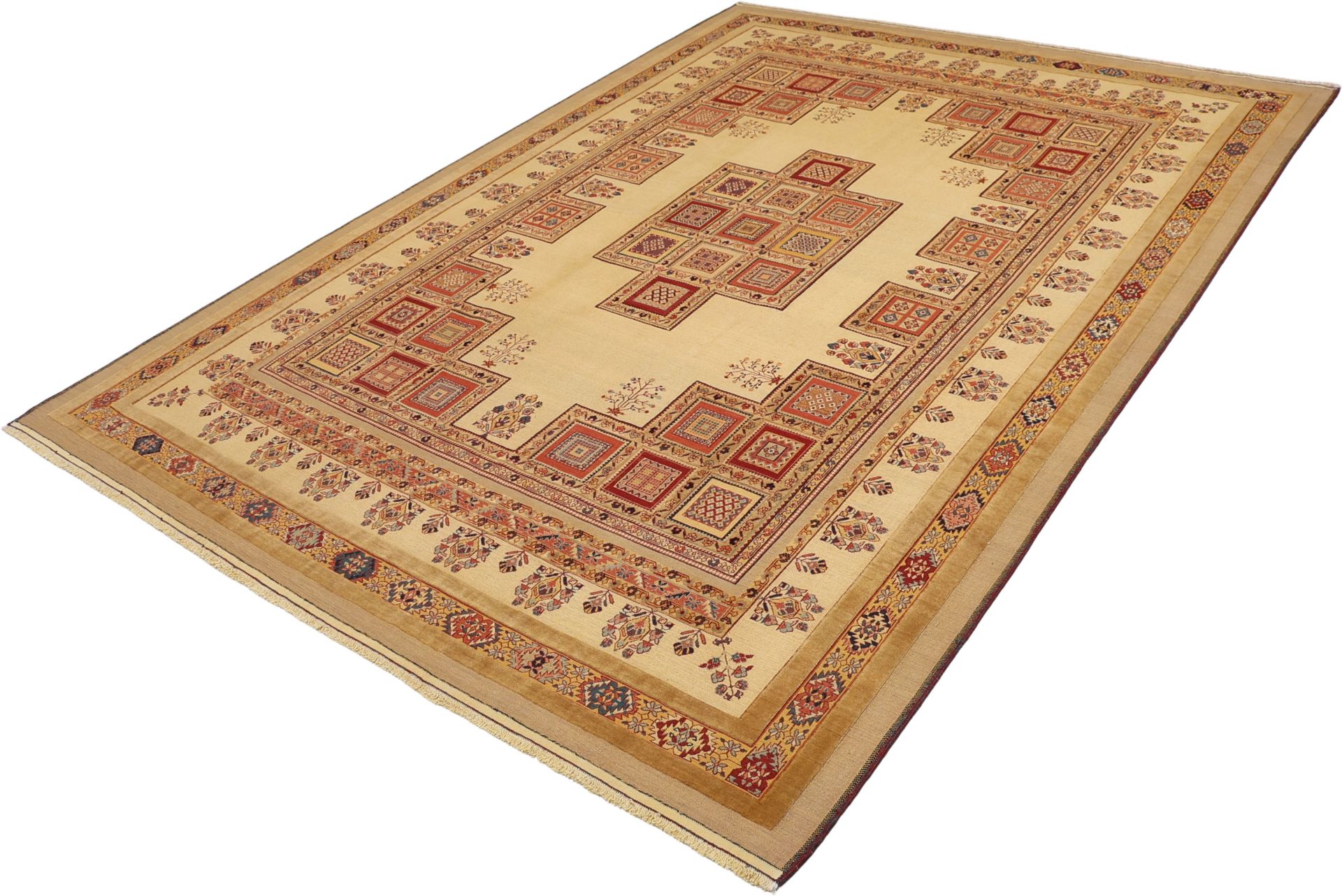 perserteppich-kelim-250-x-350-cm-schurwolle-handgewebt-rustikal-2 Kelim Perserteppich 250 × 350 cm aus Wolle, handgewebt