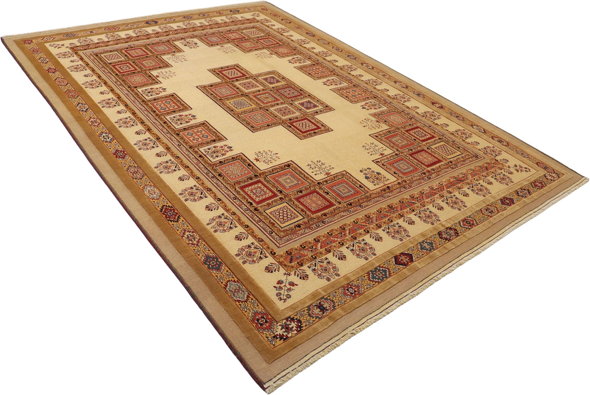 perserteppich-kelim-250-x-350-cm-schurwolle-handgewebt-rustikal-3 Kelim Perserteppich 250 × 350 cm aus Wolle, handgewebt