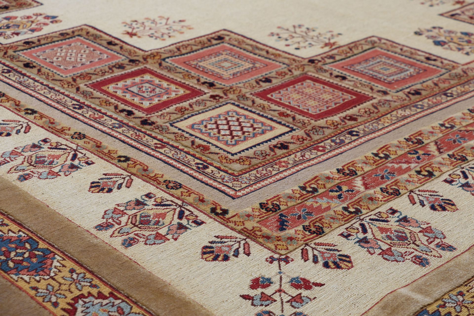 perserteppich-kelim-250-x-350-cm-schurwolle-handgewebt-rustikal-4 Kelim Perserteppich 250 × 350 cm aus Wolle, handgewebt