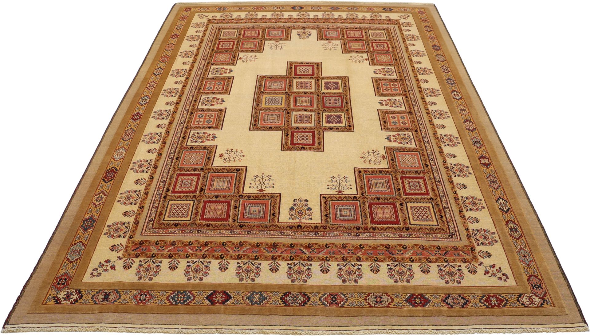 perserteppich-kelim-250-x-350-cm-schurwolle-handgewebt-rustikal-6 Kelim Perserteppich 250 × 350 cm aus Wolle, handgewebt