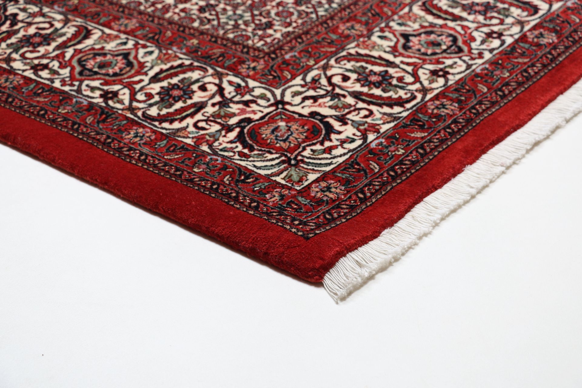 Bijar Perserteppich 255 × 355 cm aus Wolle & Seide, handgeknüpft