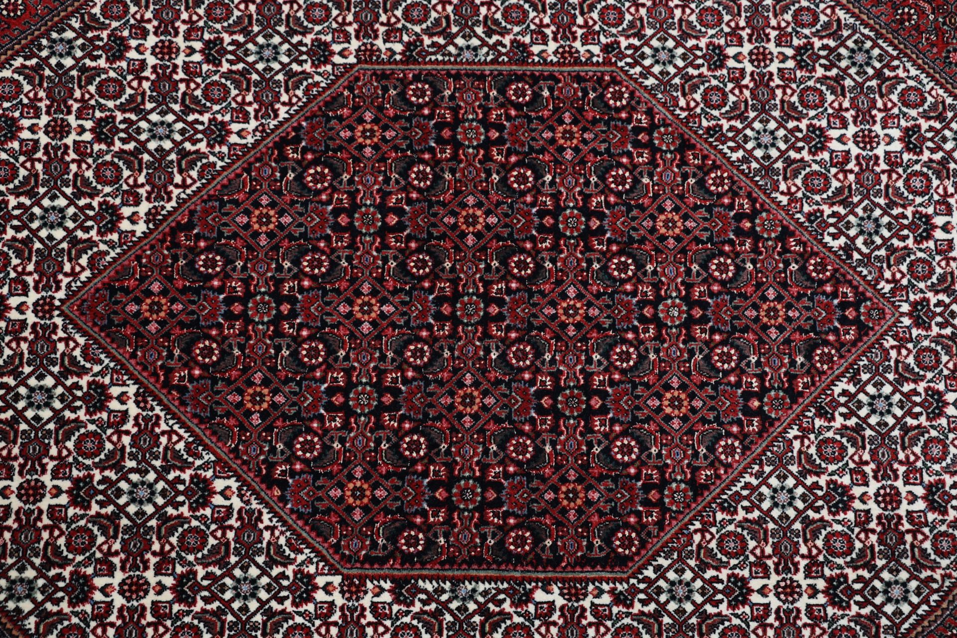 Bijar Perserteppich 255 × 355 cm aus Wolle & Seide, handgeknüpft